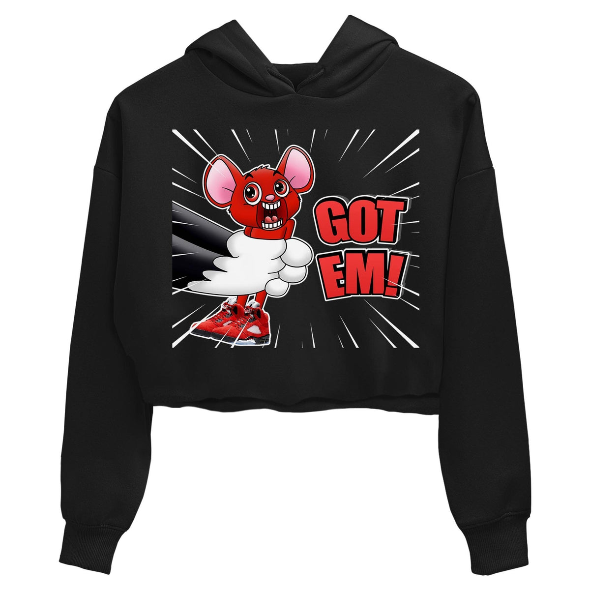 Jordan 5 Raging Bull Sneaker Matching T-Shirt T&J Got Em Sneaker Tees Jordan 5 Raging Bull Sneaker Release Tees Women's Shirts