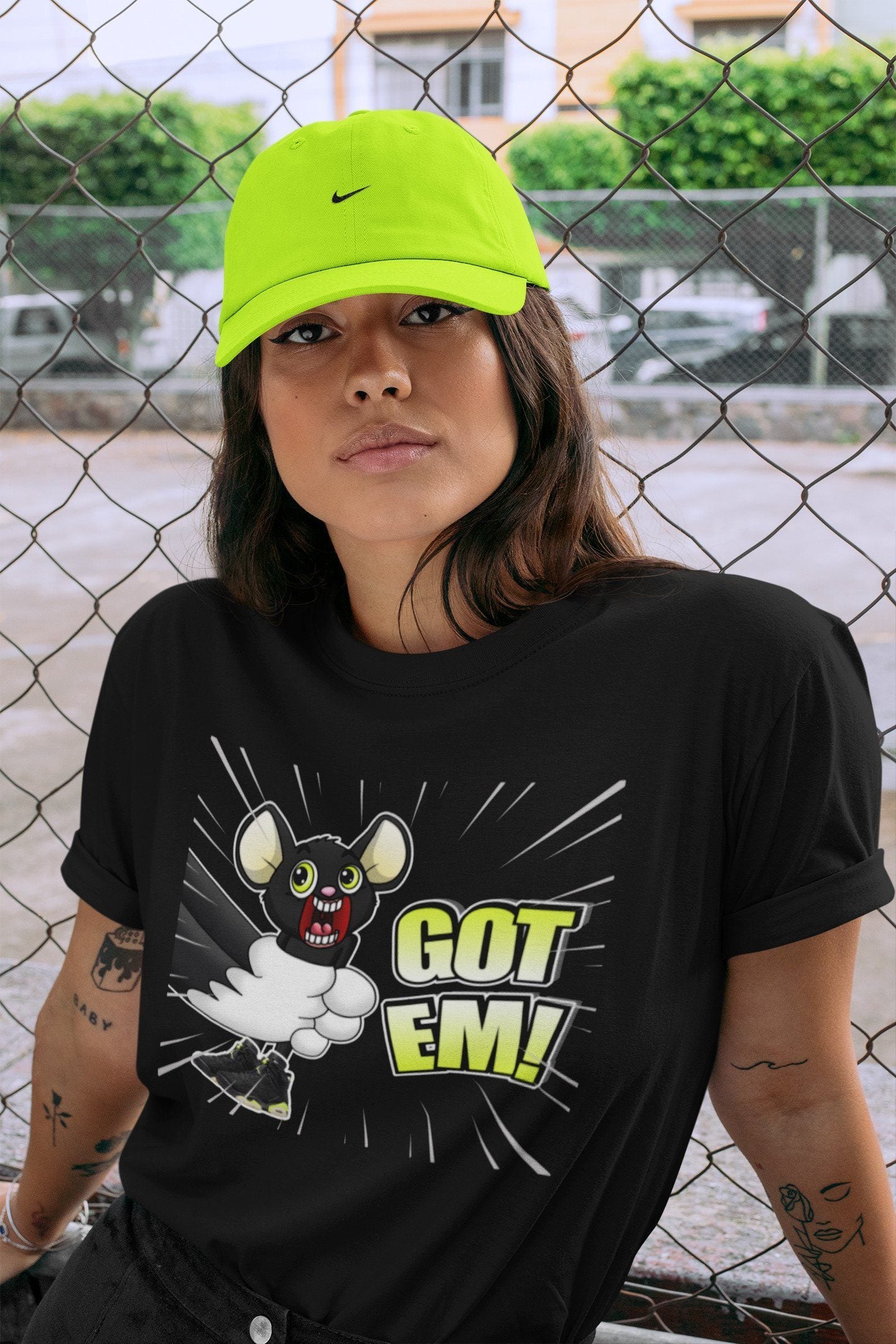 Jordan 6 Electric Green Shirt To Match Jordans T&J Got Em Sneaker Tees Jordan 6 Electric Green Drip Gear Zone Sneaker Matching Clothing Unisex Shirts