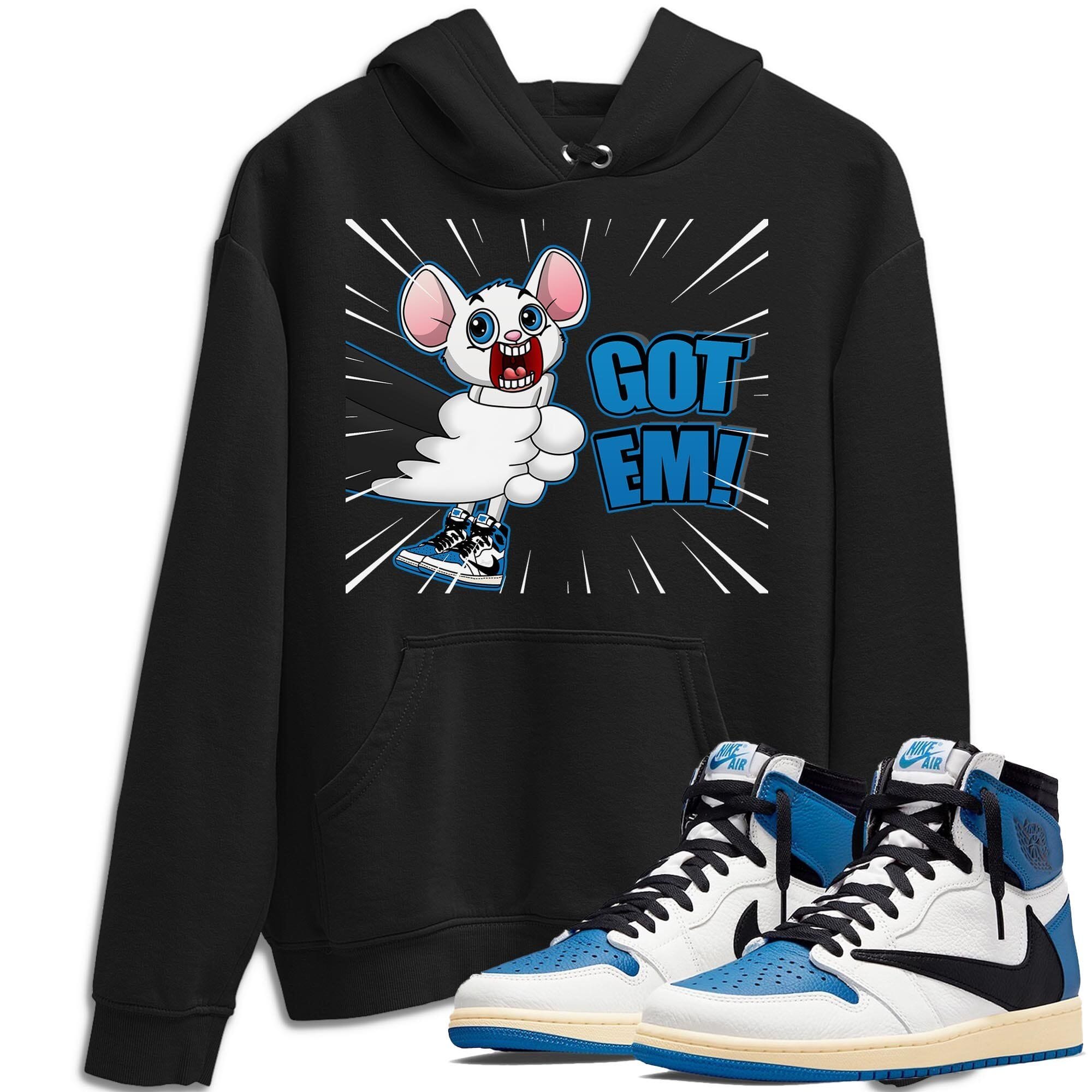 Jordan 1 Travis Scott Fragment Shirt To Match Jordans T&J Got Em Sneaker Tees Jordan 1 Travis Scott Fragment Drip Gear Zone Sneaker Matching Clothing Unisex Shirts