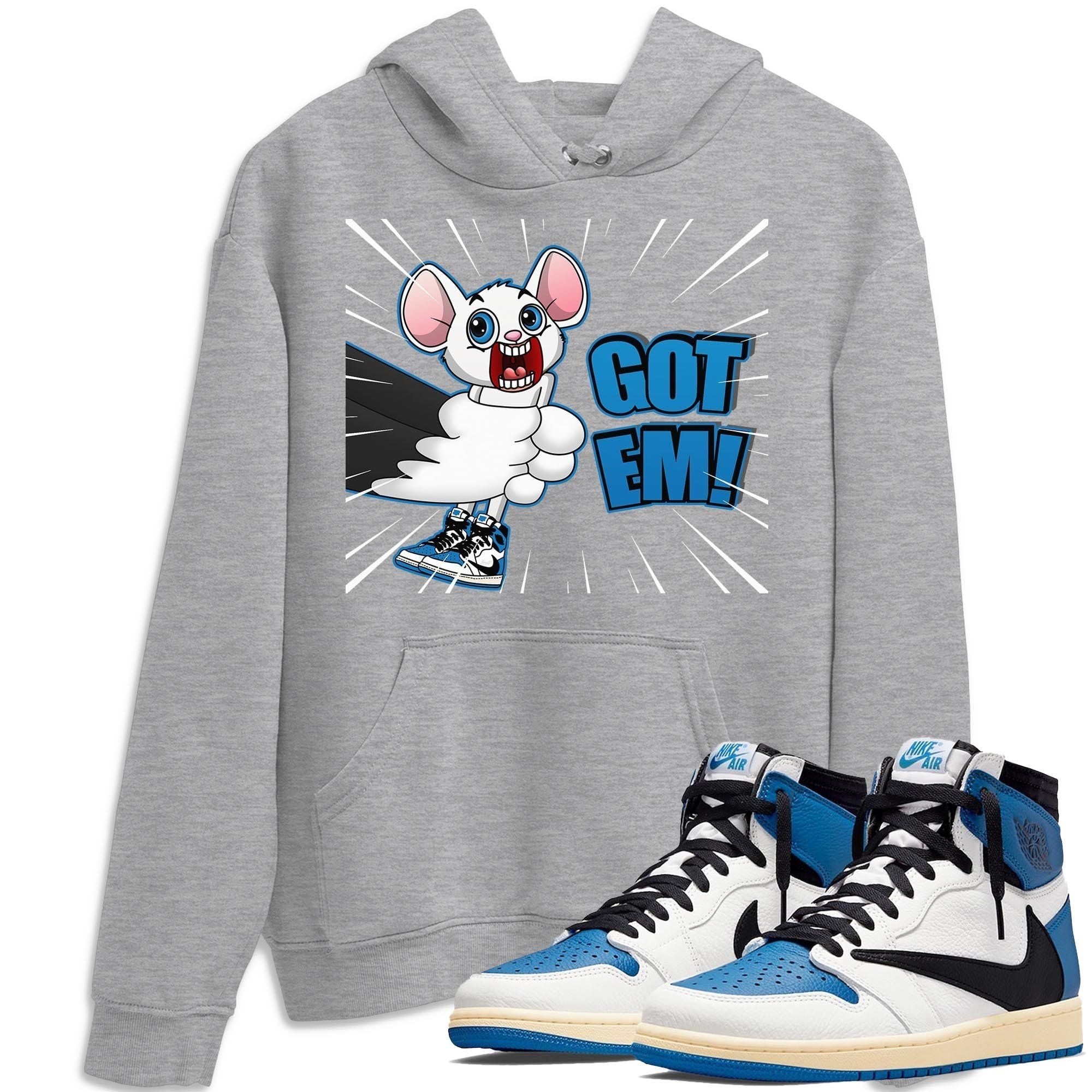 Jordan 1 Travis Scott Fragment Shirt To Match Jordans T&J Got Em Sneaker Tees Jordan 1 Travis Scott Fragment Drip Gear Zone Sneaker Matching Clothing Unisex Shirts