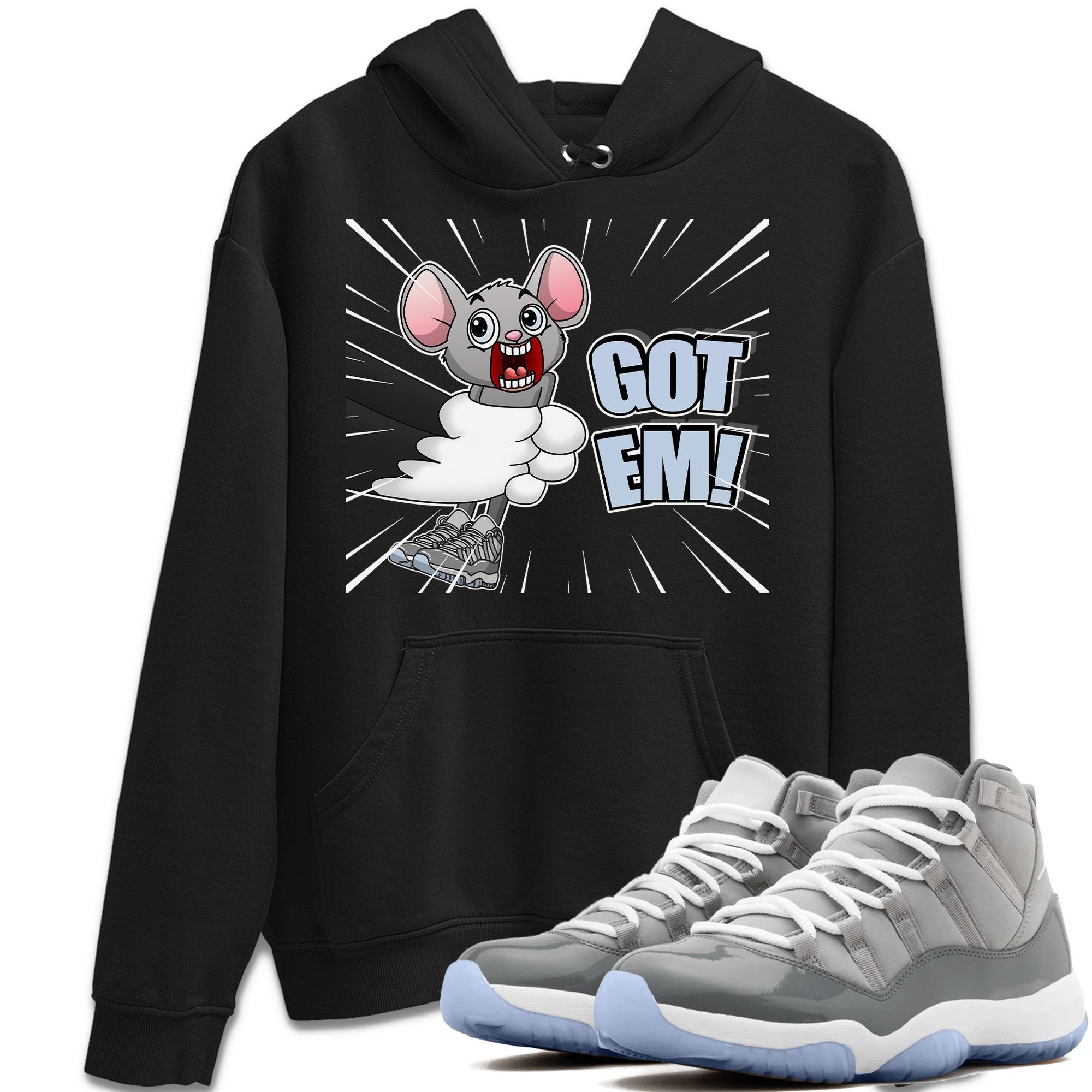 Jordan 11 Cool Grey Shirt To Match Jordans T&J Got Em Sneaker Tees Jordan 11 Cool Grey Drip Gear Zone Sneaker Matching Clothing Unisex Shirts