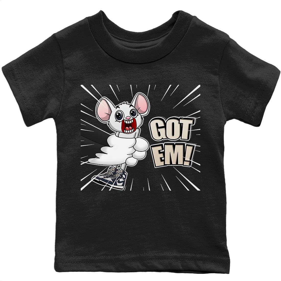 Jordan 1 '85 Georgetown Sneaker Match Tees T&J Got Em Sneaker Tees Jordan 1 '85 Georgetown Jordan to match sneaker T-Shirt Kids Shirts