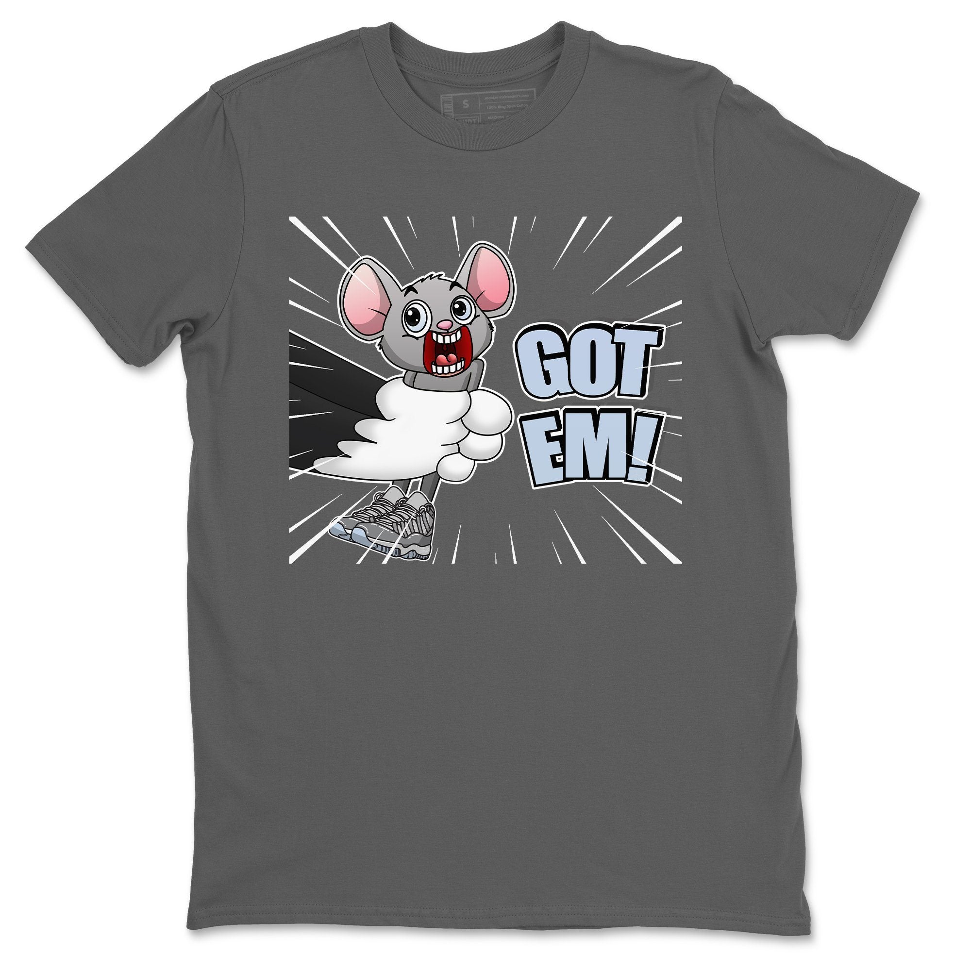 Jordan 11 Cool Grey Shirt To Match Jordans T&J Got Em Sneaker Tees Jordan 11 Cool Grey Drip Gear Zone Sneaker Matching Clothing Unisex Shirts