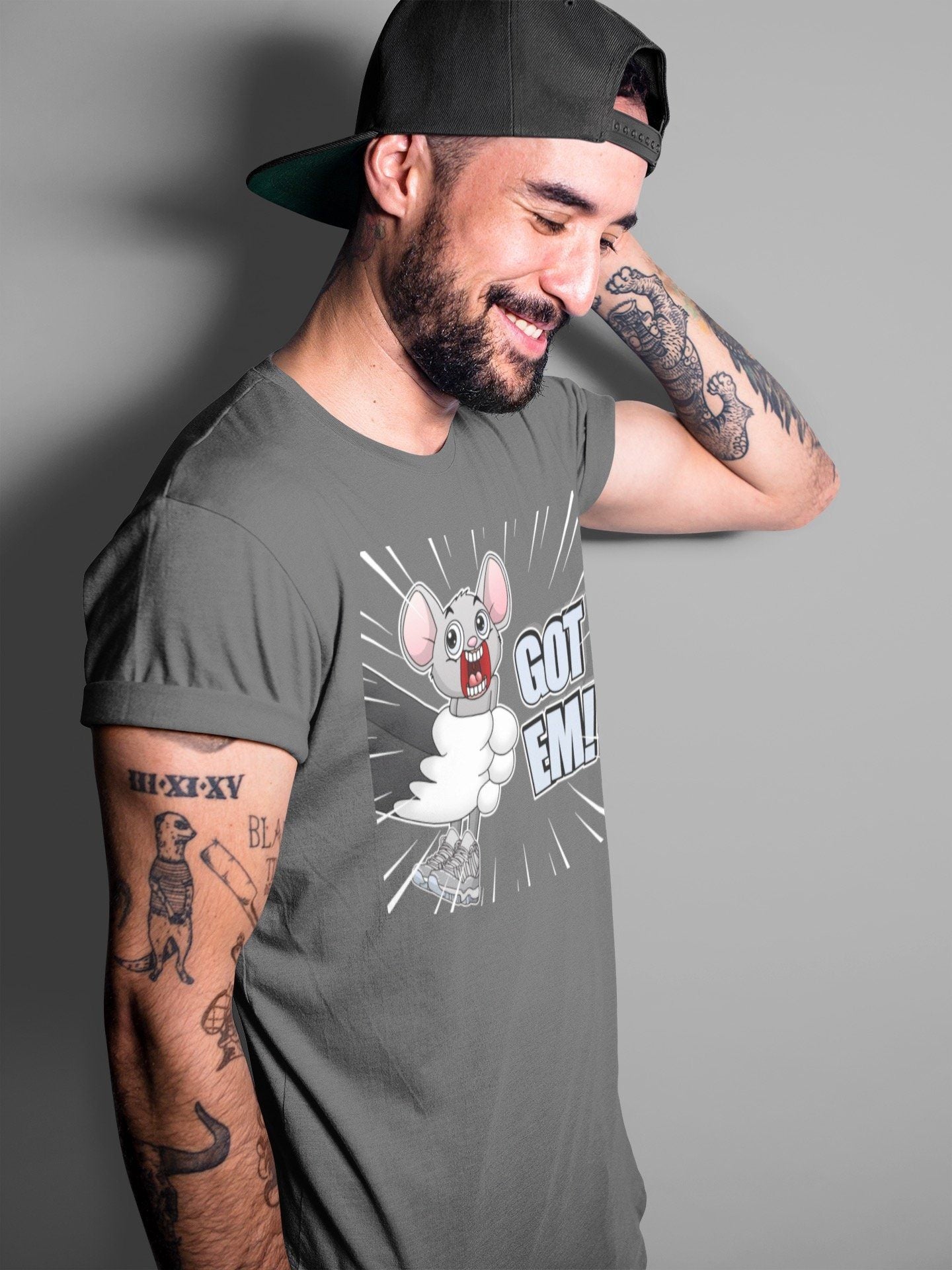 Jordan 11 Cool Grey Shirt To Match Jordans T&J Got Em Sneaker Tees Jordan 11 Cool Grey Drip Gear Zone Sneaker Matching Clothing Unisex Shirts