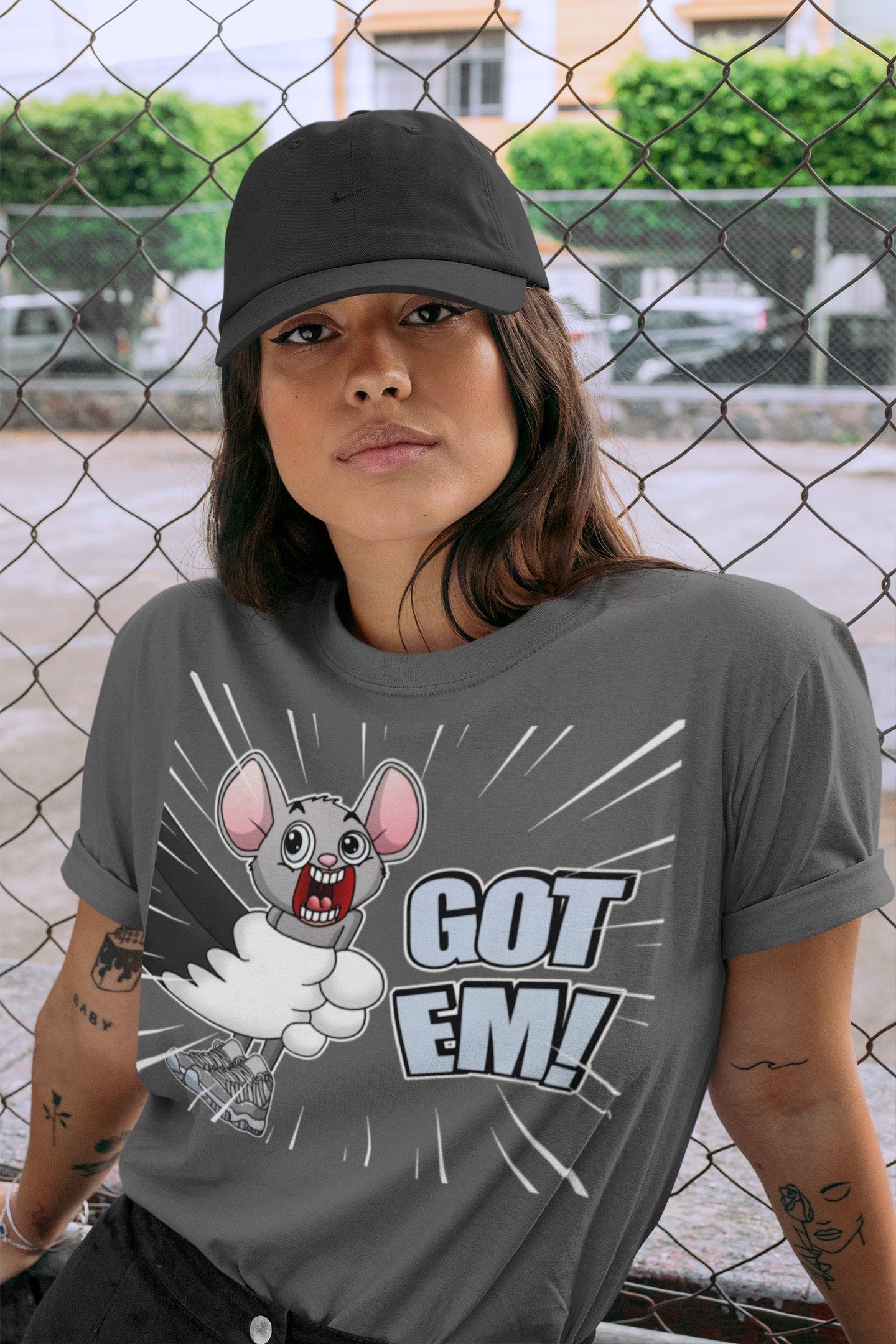 Jordan 11 Cool Grey Shirt To Match Jordans T&J Got Em Sneaker Tees Jordan 11 Cool Grey Drip Gear Zone Sneaker Matching Clothing Unisex Shirts