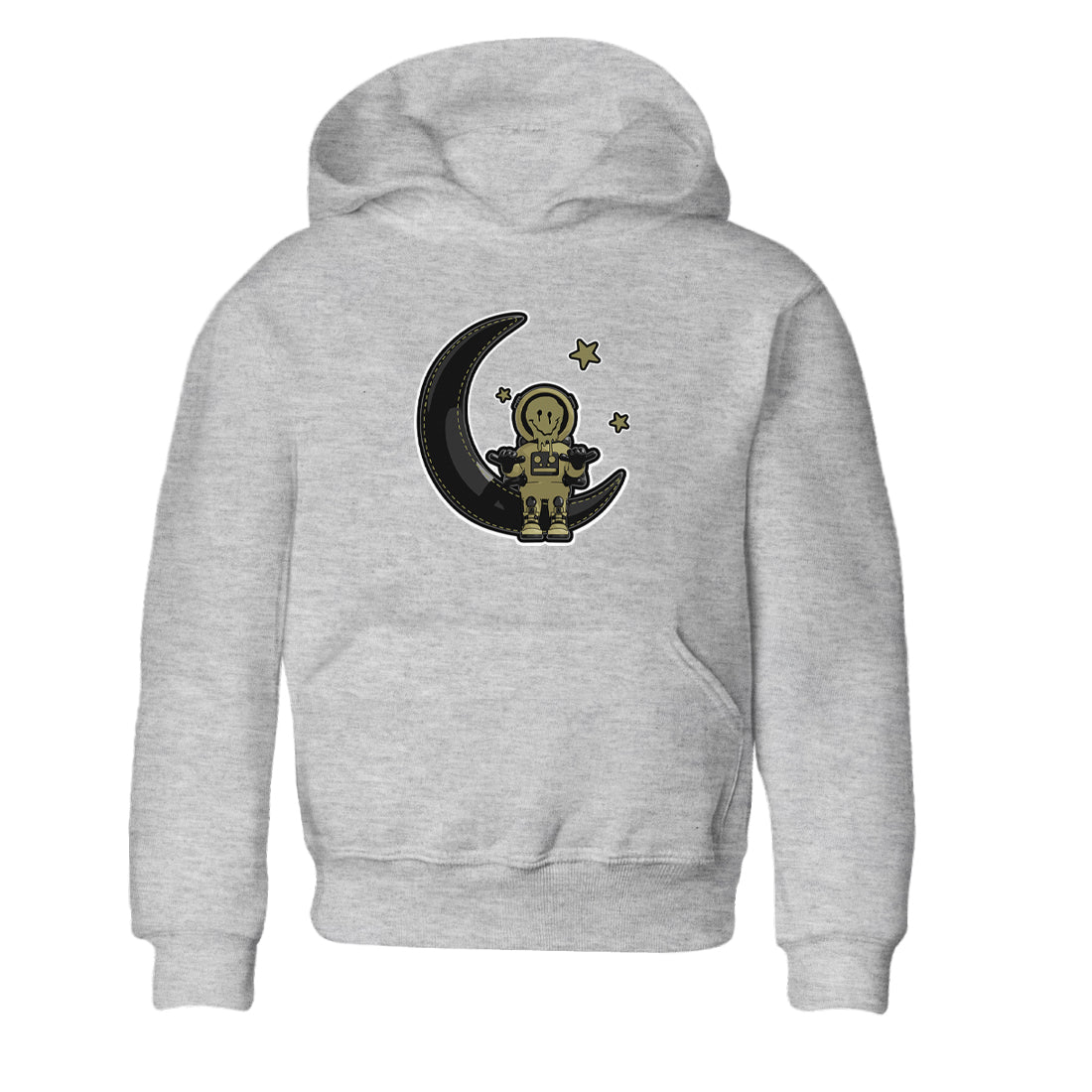 Air Jordan 4 Medium Olive shirt to match jordans streetwear brand The Astronaut sneaker tees AJ4 Medium Olive Drip Gear Zone Baby Toddler Heather Grey 2 T-Shirt