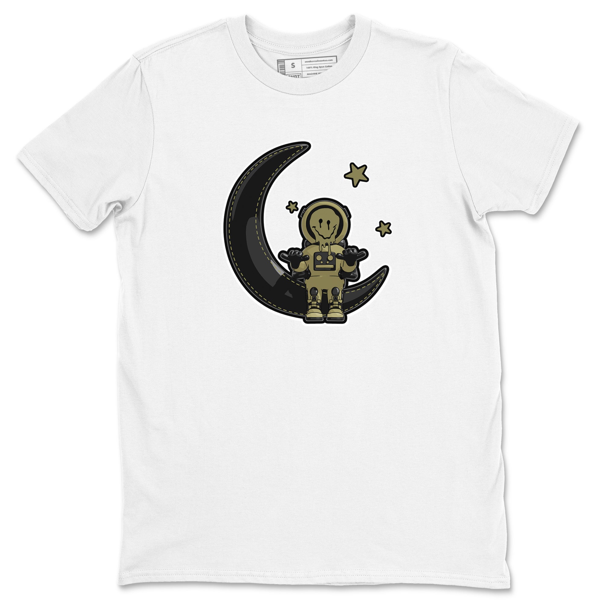 Air Jordan 4 Medium Olive shirt to match jordans streetwear brand The Astronaut sneaker tees AJ4 Medium Olive Drip Gear Zone Unisex White 2 T-Shirt