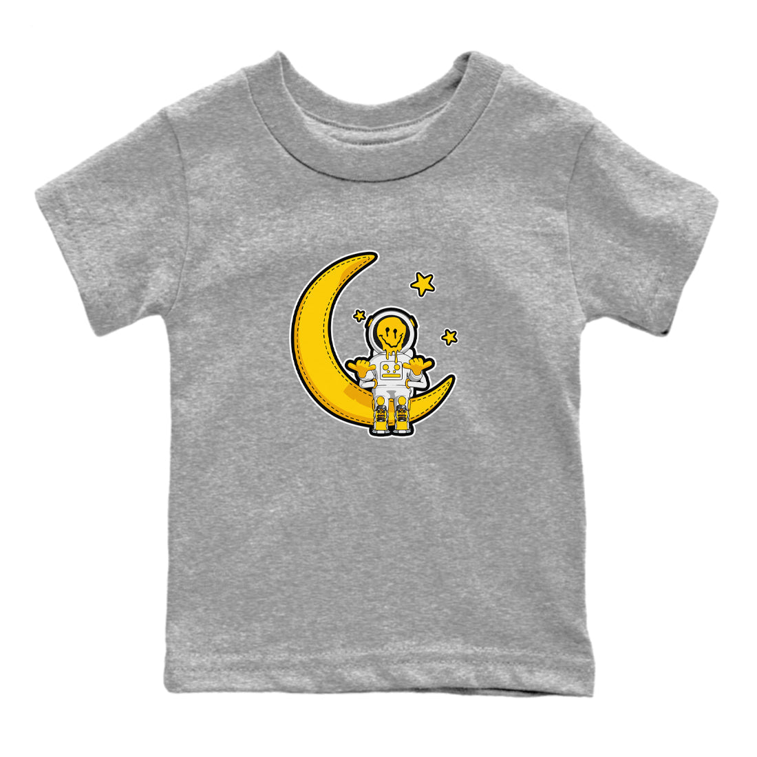 Air Jordan 6 Yellow Ochre shirt to match jordans The Astronaut sneaker tees streetwear brand AJ6 Yellow Ochre Drip Gear Zone Brand Baby Toddler Heather Grey 2 T-Shirt