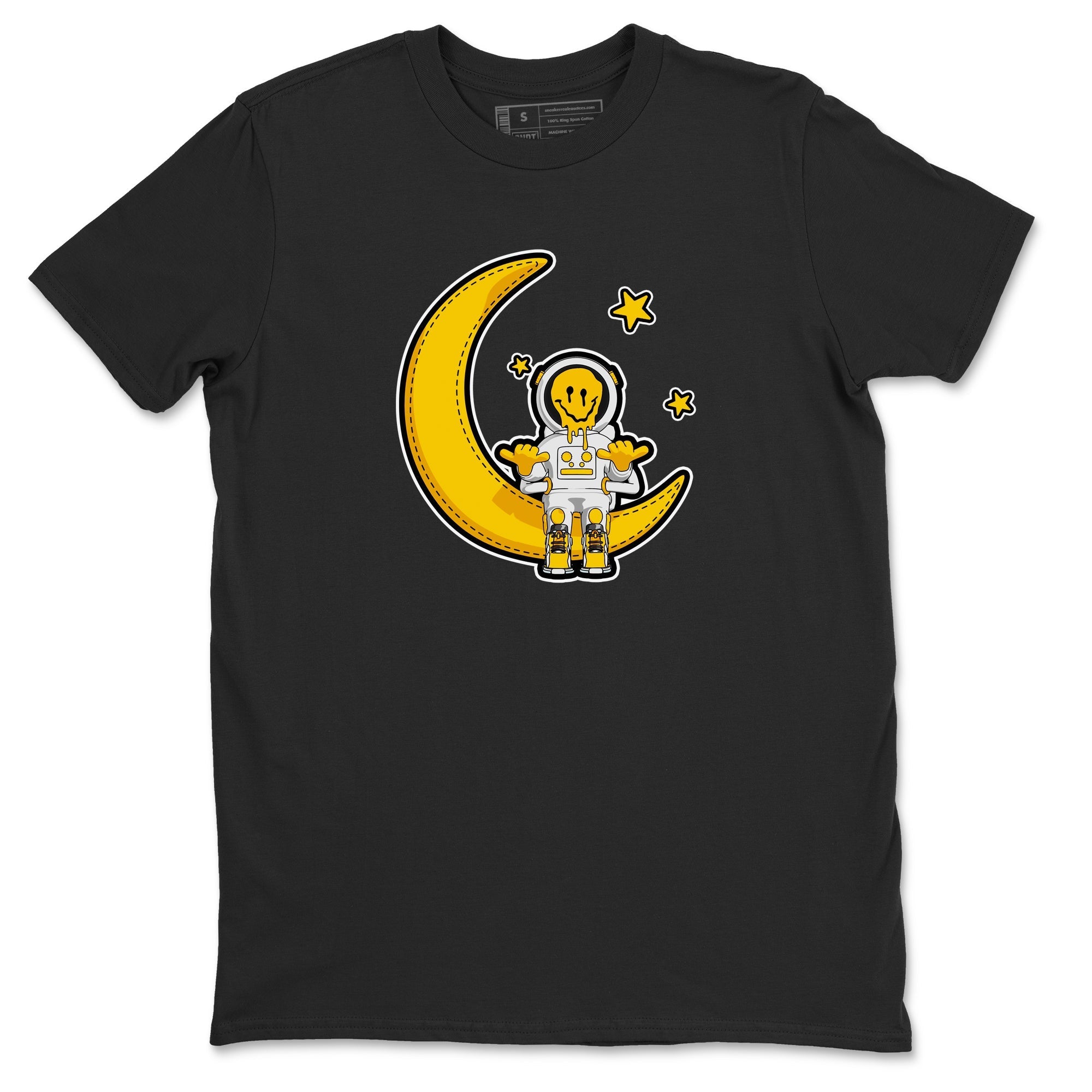 Air Jordan 6 Yellow Ochre shirt to match jordans The Astronaut sneaker tees streetwear brand AJ6 Yellow Ochre Drip Gear Zone Brand Unisex Black 2 T-Shirt