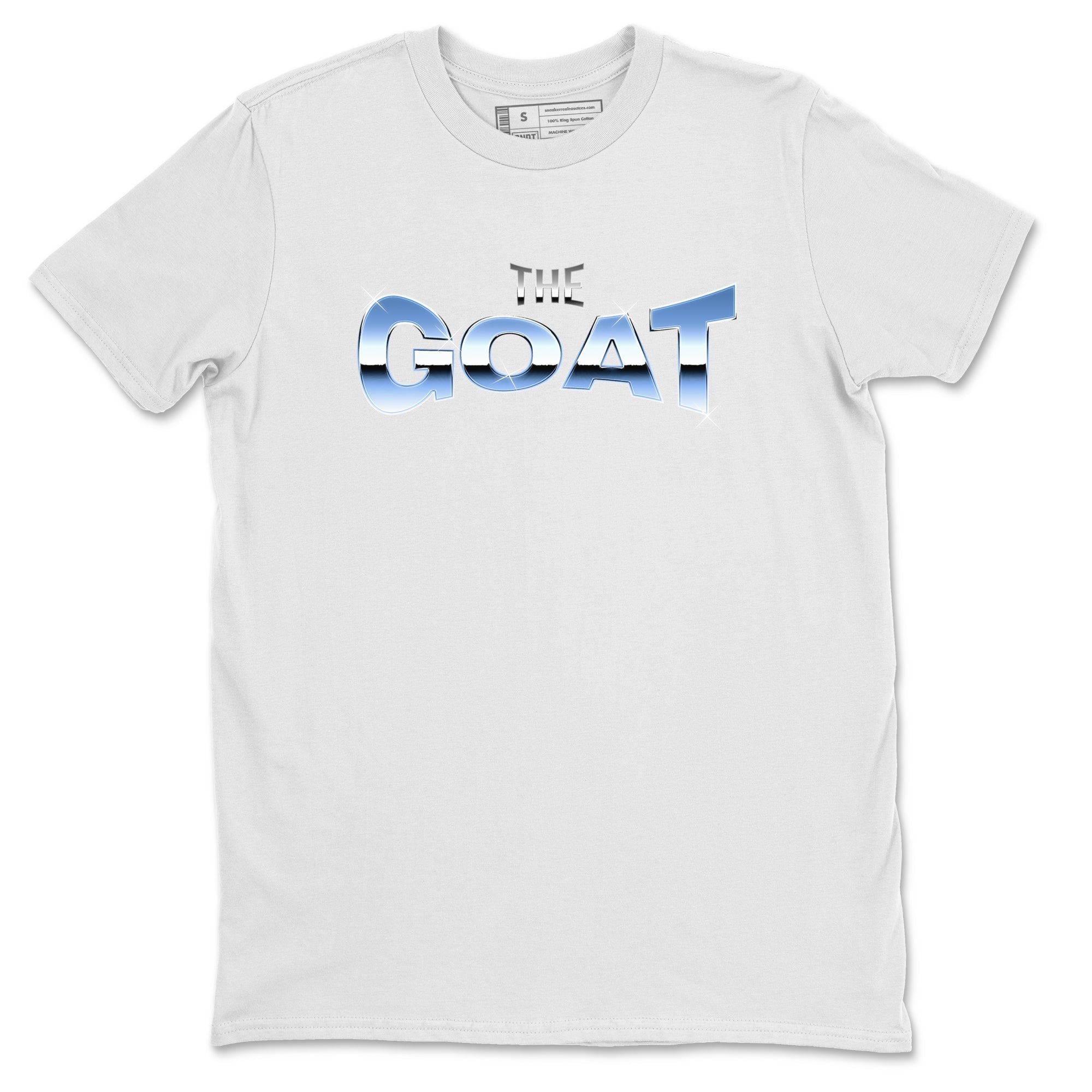Air Jordan 1 Retro High OG UNC Toe Shirt to match Jordans The GOAT Streetwear Sneaker Shirt 1s UNC Toe Drip Gear Zone Sneaker Matching Clothing Crew Neck T-Shirts White 2