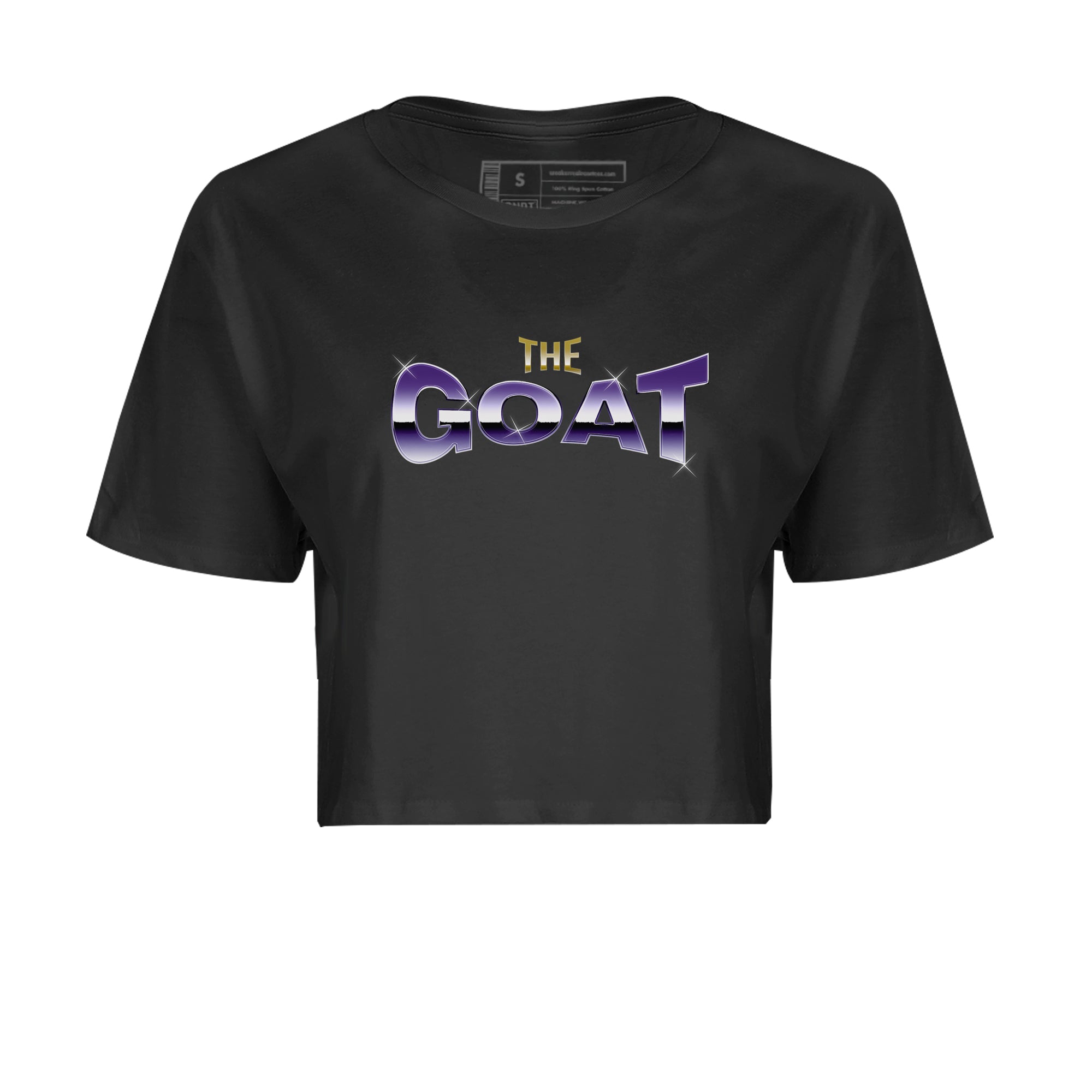Air Jordan 12 Field Purple Sneaker Match Tees The Goat Sneaker Tees AJ12 Field Purple Sneaker Release Tees Women's Shirts Black 2