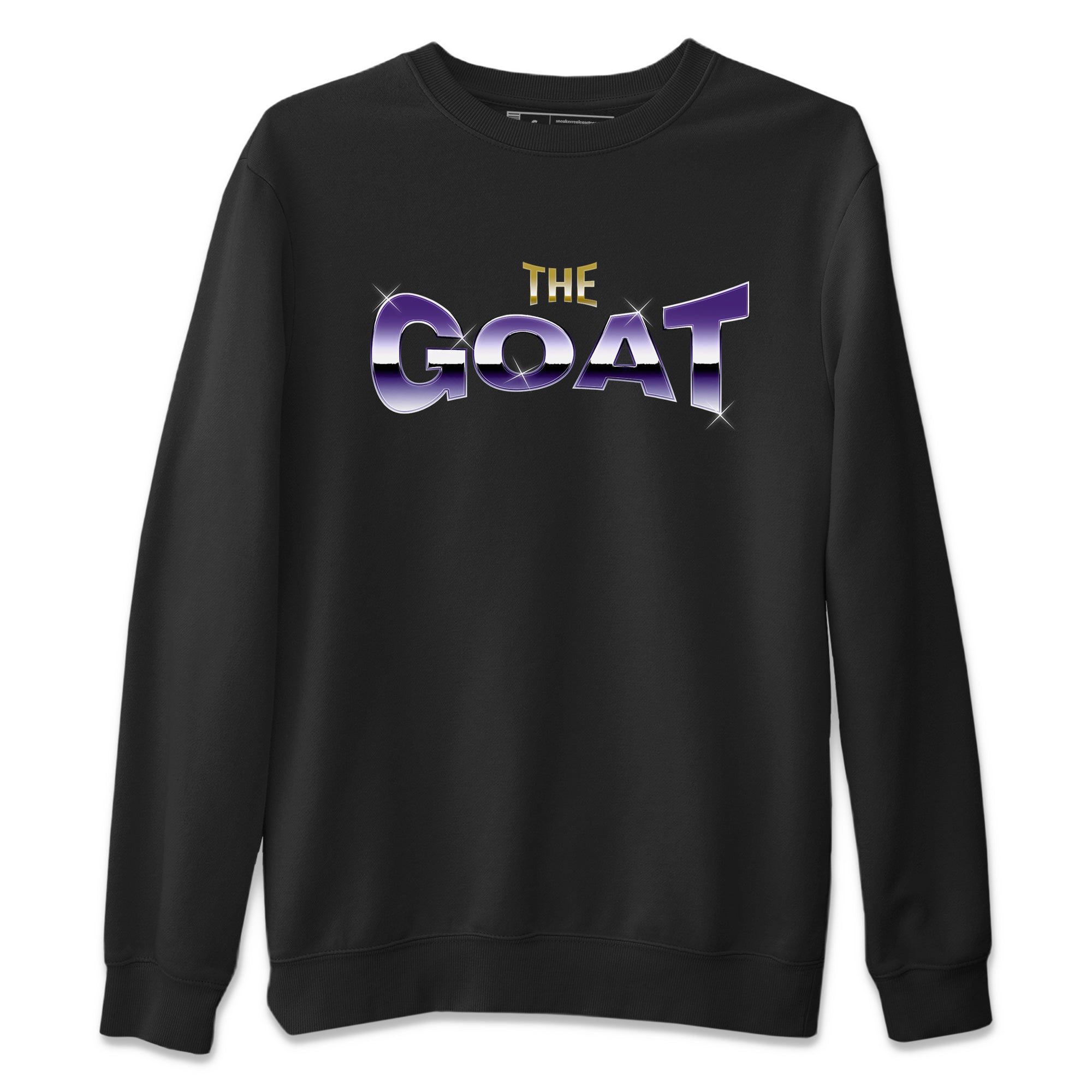 Air Jordan 12 Field Purple Sneaker Match Tees The Goat Sneaker Tees AJ12 Field Purple Sneaker Release Tees Unisex Shirts Black 2