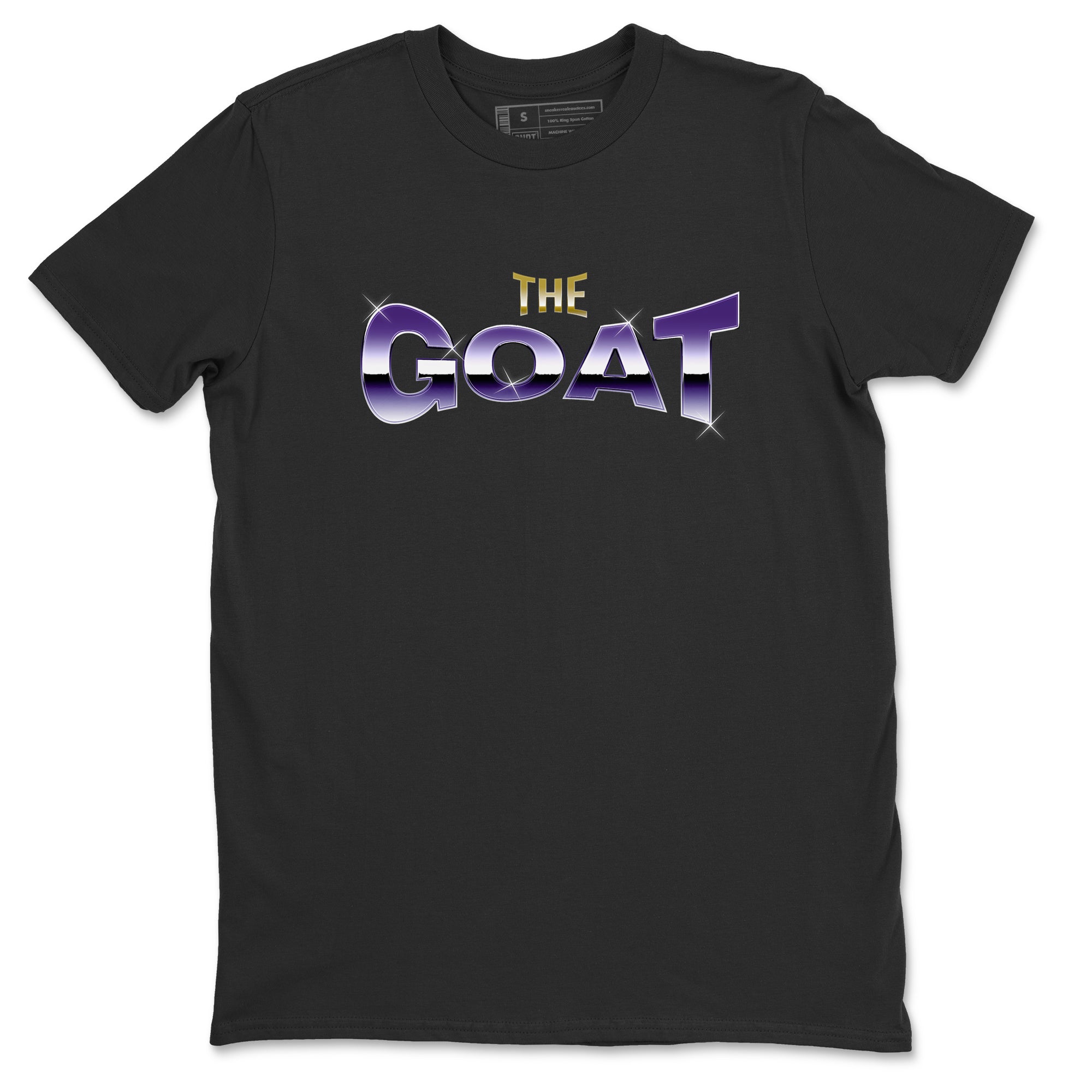 Air Jordan 12 Field Purple Sneaker Match Tees The Goat Sneaker Tees AJ12 Field Purple Sneaker Release Tees Unisex Shirts Black 2