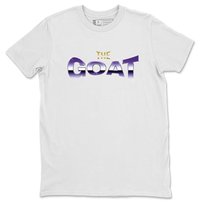 Air Jordan 12 Field Purple Sneaker Match Tees The Goat Sneaker Tees AJ12 Field Purple Sneaker Release Tees Unisex Shirts White 2