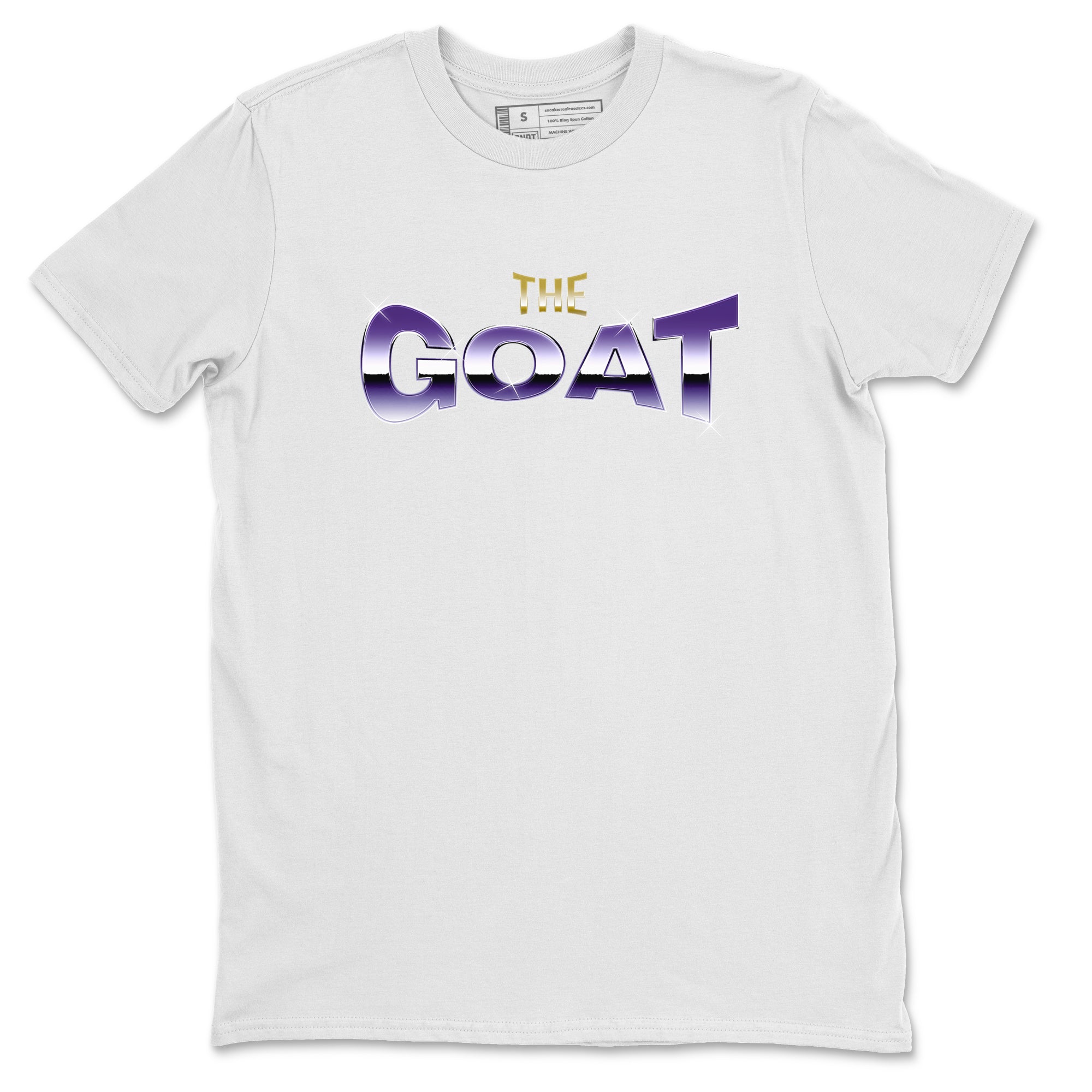 Air Jordan 12 Field Purple Sneaker Match Tees The Goat Sneaker Tees AJ12 Field Purple Sneaker Release Tees Unisex Shirts White 2