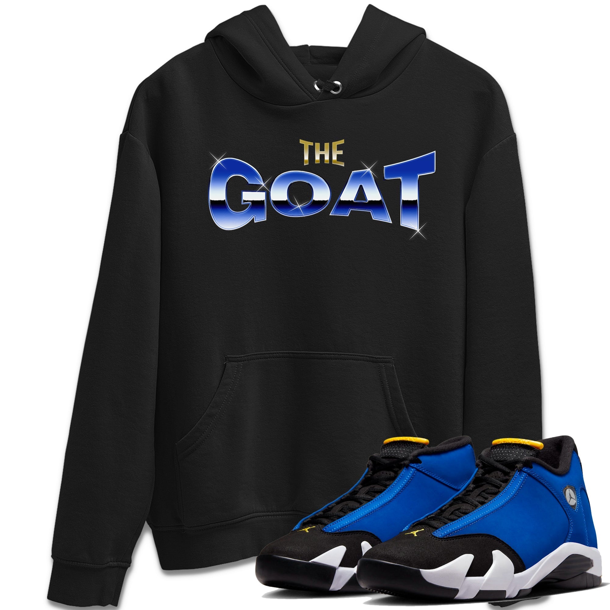 Air Jordan 14 Laney Sneaker Match Tees The Goat Streetwear Sneaker Shirt AJ14 Laney Sneaker Release Tees Unisex Shirts Black 1
