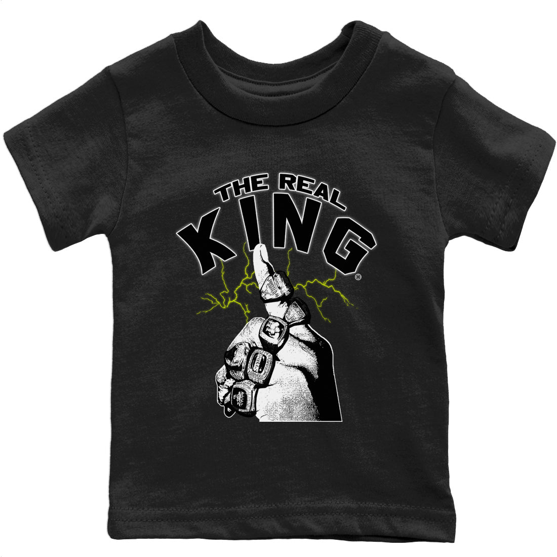 Jordan 1 Visionaire Sneaker Matching T-Shirt The Real King Sneaker Tees Jordan 1 Visionaire Sneaker Release Tees Kids Shirts