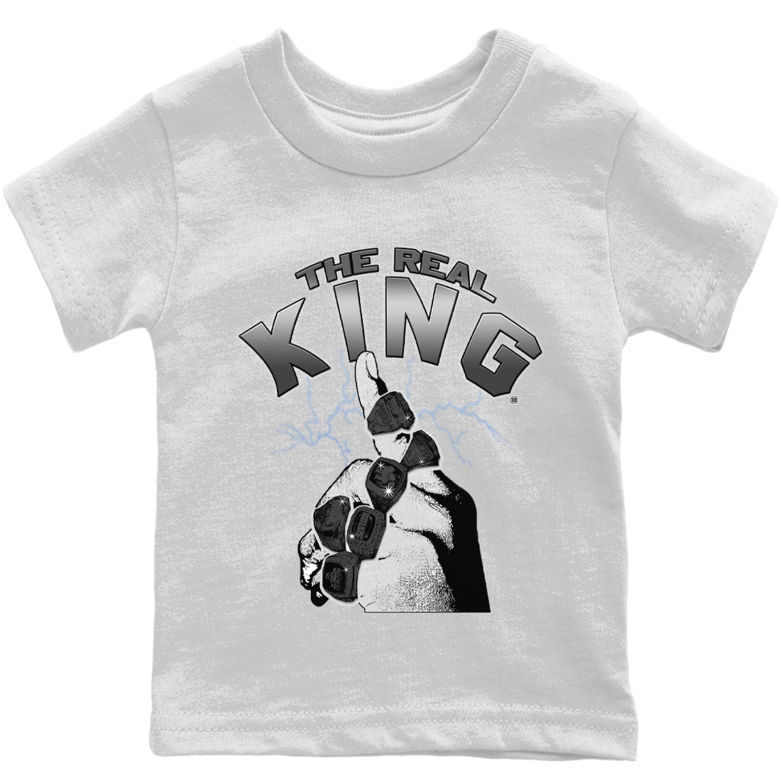 Jordan 6 Chrome Sneaker Matching T-Shirt The Real King Sneaker Tees Jordan 6 Chrome Sneaker Release Tees Kids Shirts