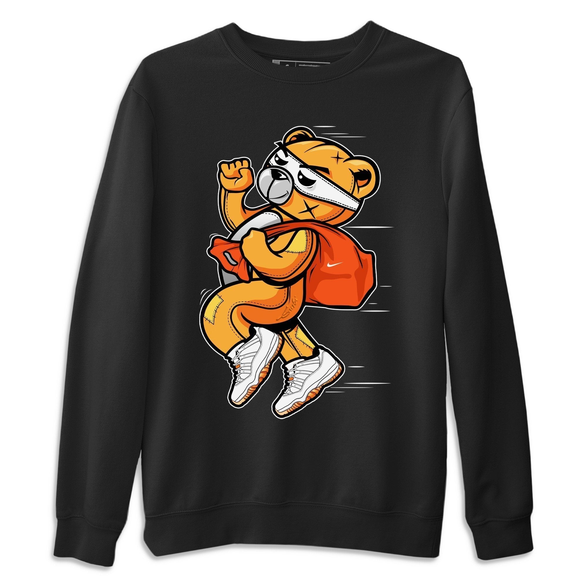 Jordan 11 Citrus Shirt To Match Jordans Thief Bear Sneaker Tees Jordan 11 Citrus Drip Gear Zone Sneaker Matching Clothing Unisex Shirts