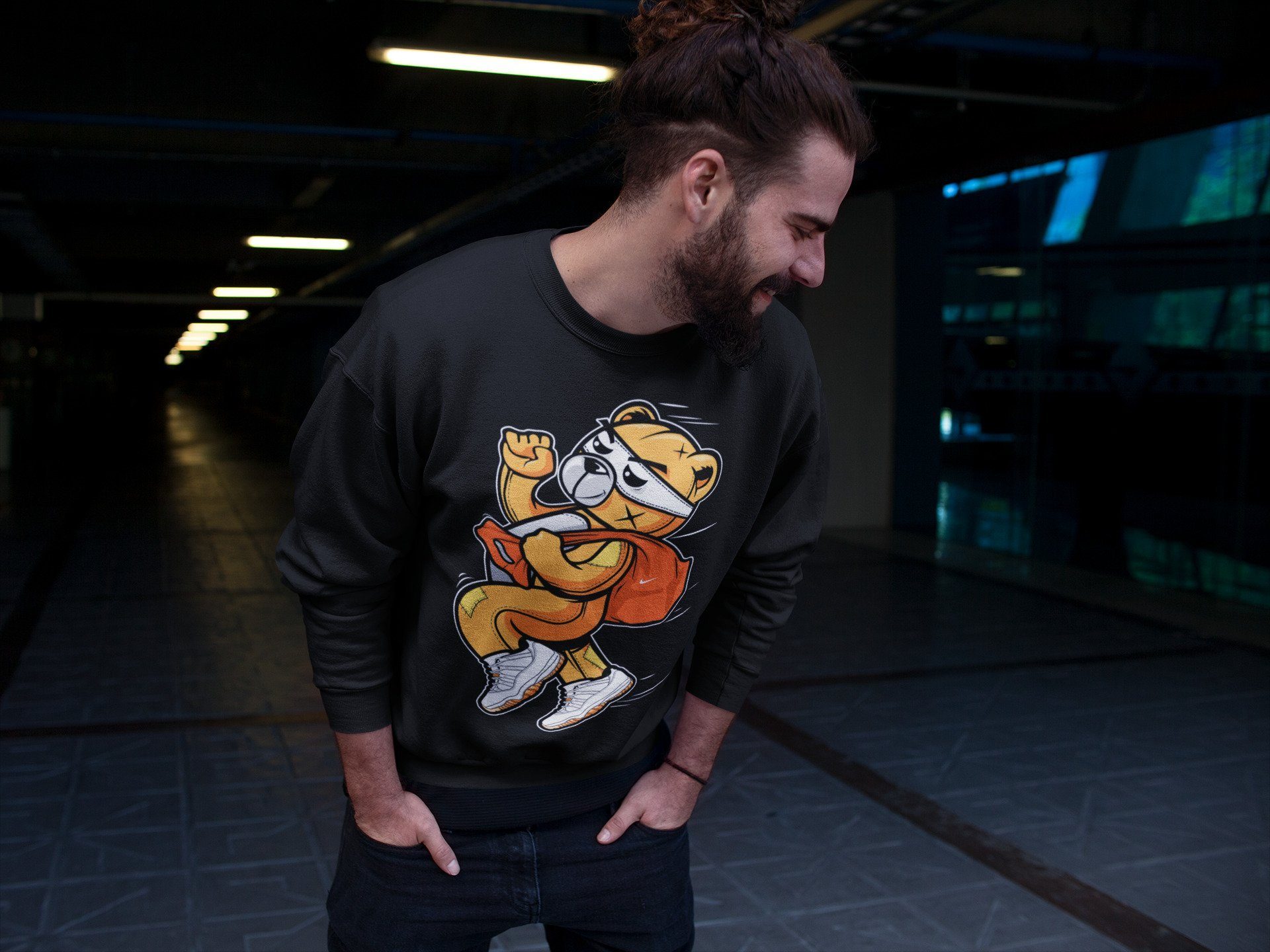 Jordan 11 Citrus Shirt To Match Jordans Thief Bear Sneaker Tees Jordan 11 Citrus Drip Gear Zone Sneaker Matching Clothing Unisex Shirts