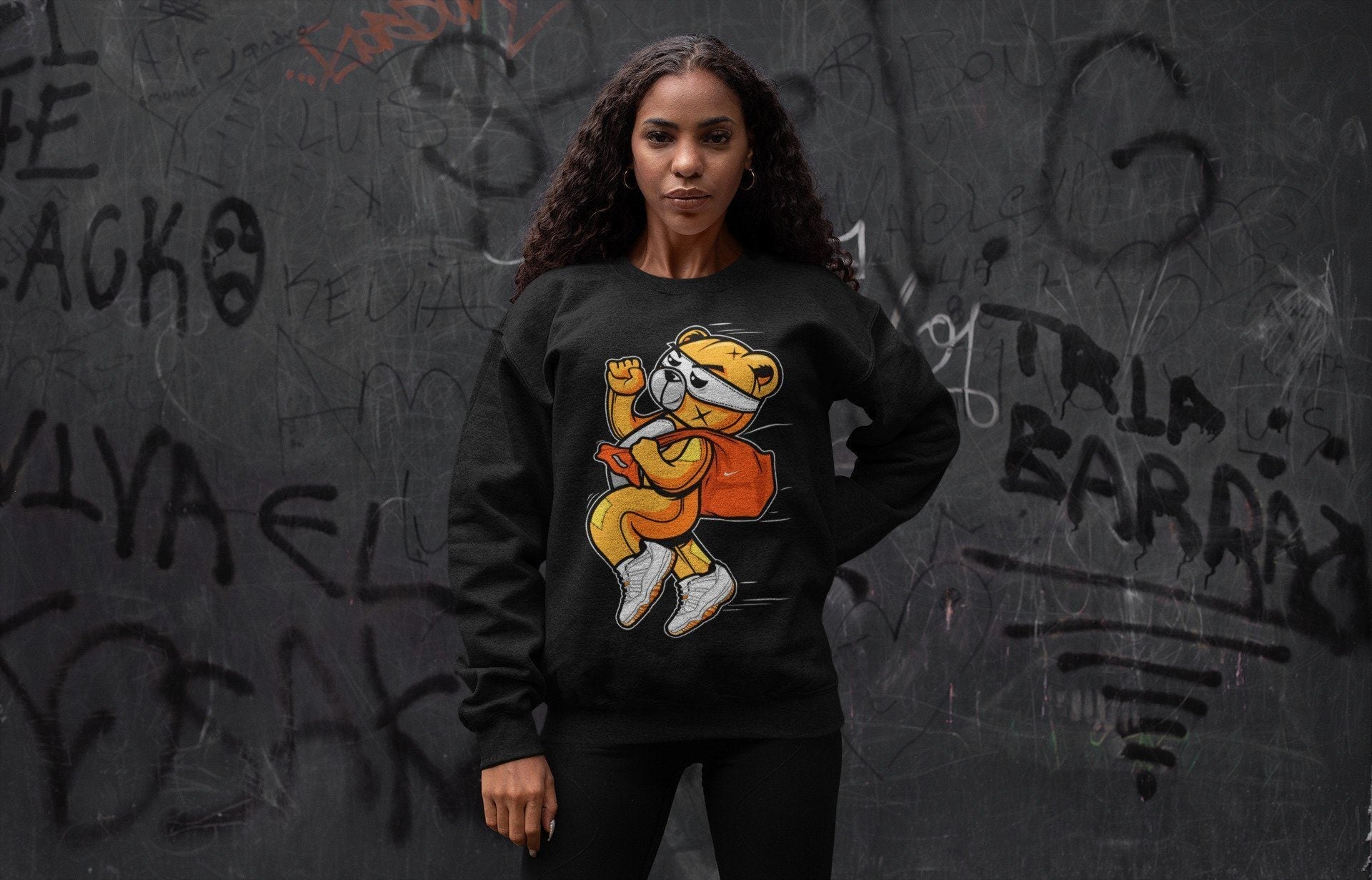 Jordan 11 Citrus Shirt To Match Jordans Thief Bear Sneaker Tees Jordan 11 Citrus Drip Gear Zone Sneaker Matching Clothing Unisex Shirts