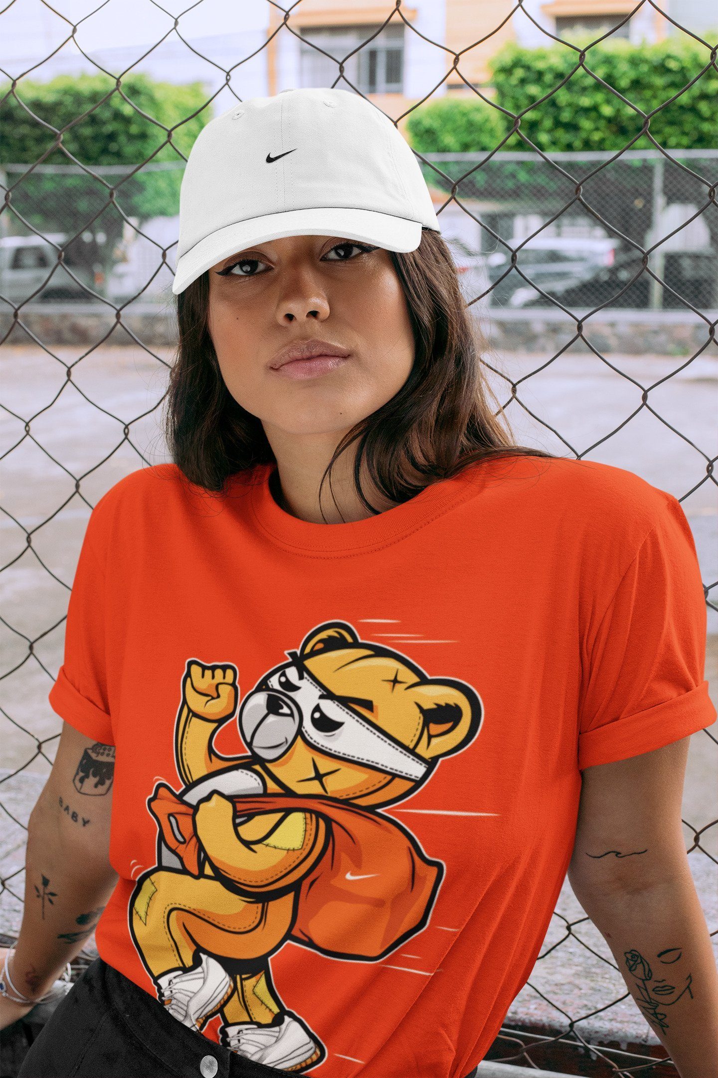 Jordan 11 Citrus Shirt To Match Jordans Thief Bear Sneaker Tees Jordan 11 Citrus Drip Gear Zone Sneaker Matching Clothing Unisex Shirts