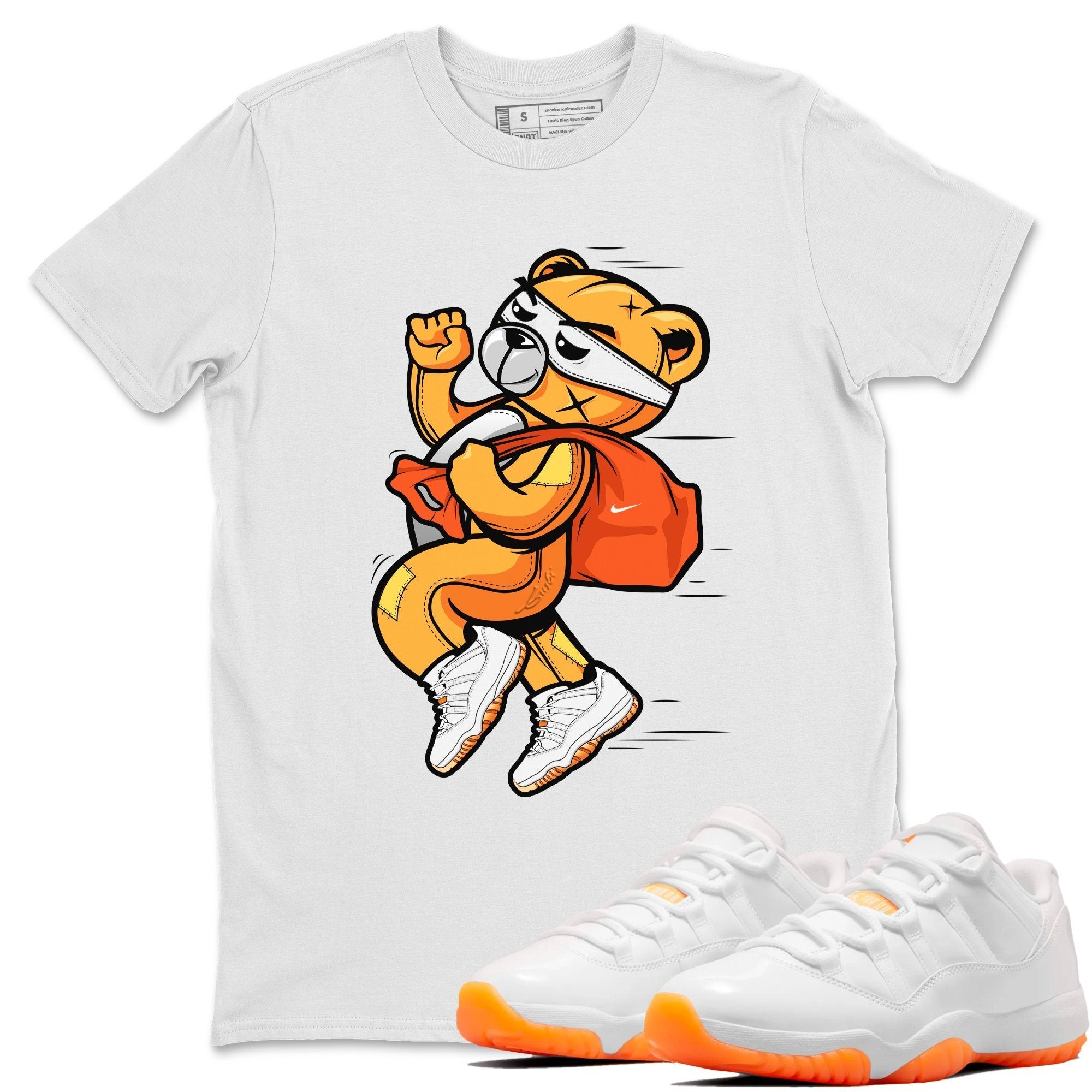 Jordan 11 Citrus Shirt To Match Jordans Thief Bear Sneaker Tees Jordan 11 Citrus Drip Gear Zone Sneaker Matching Clothing Unisex Shirts