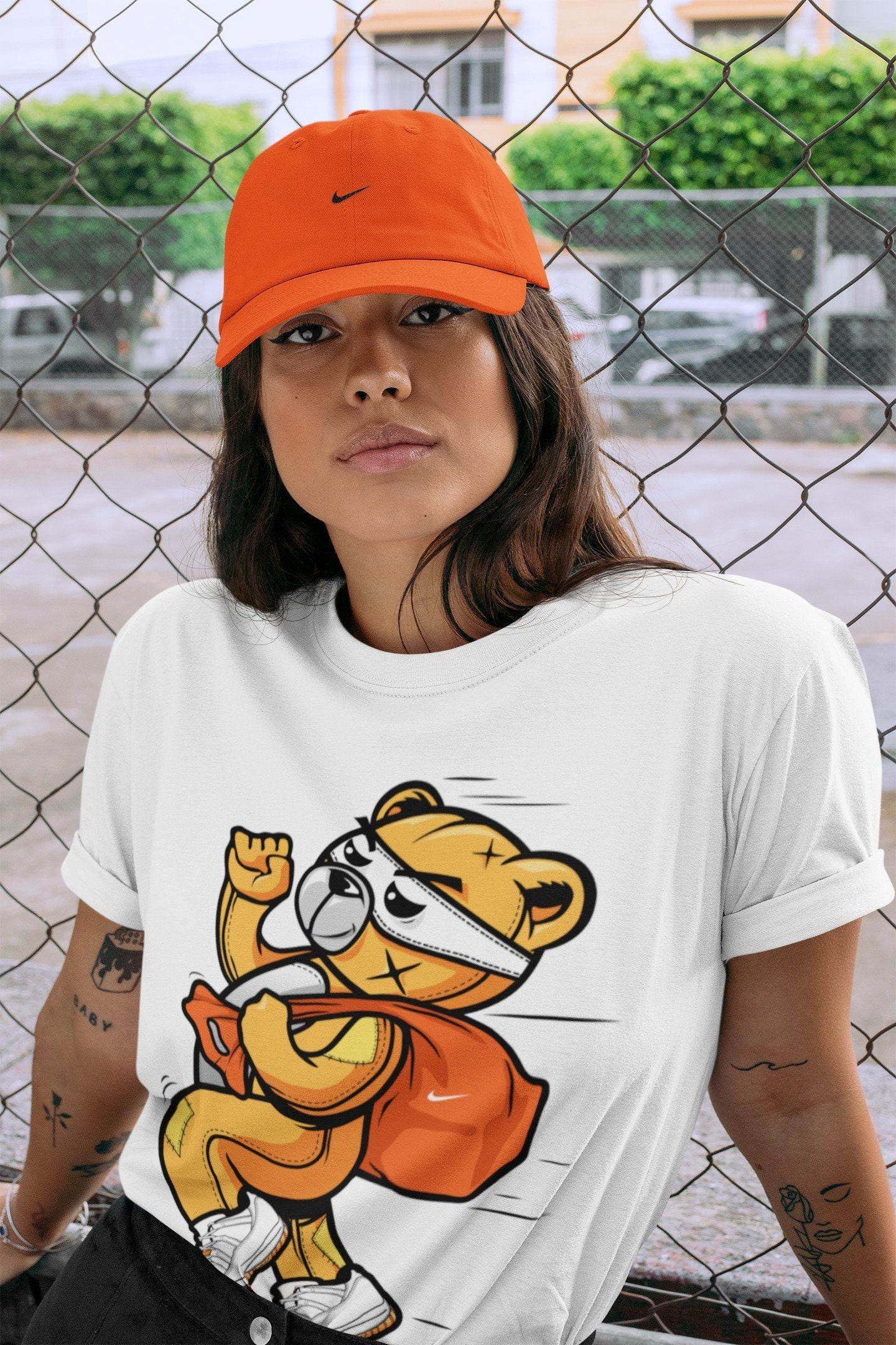 Jordan 11 Citrus Shirt To Match Jordans Thief Bear Sneaker Tees Jordan 11 Citrus Drip Gear Zone Sneaker Matching Clothing Unisex Shirts