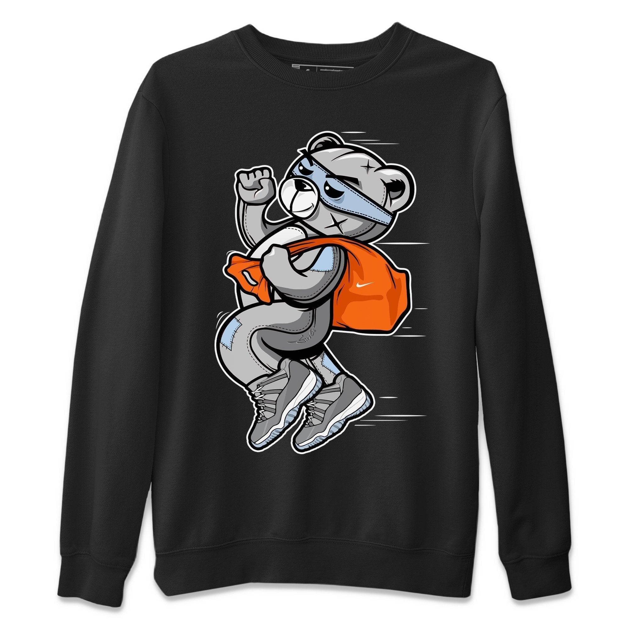 Jordan 11 Cool Grey Shirt To Match Jordans Thief Bear Sneaker Tees Jordan 11 Cool Grey Drip Gear Zone Sneaker Matching Clothing Unisex Shirts