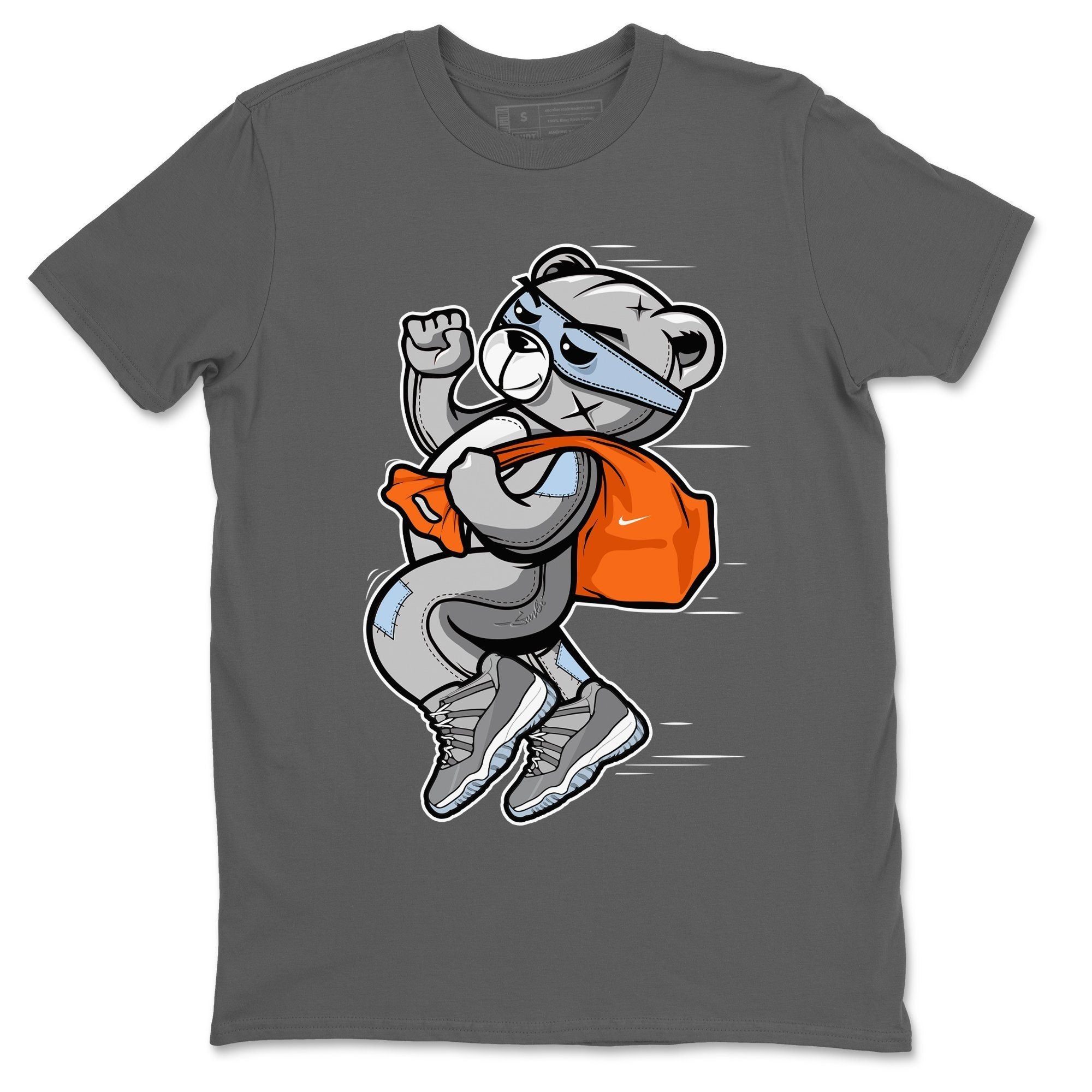 Jordan 11 Cool Grey Shirt To Match Jordans Thief Bear Sneaker Tees Jordan 11 Cool Grey Drip Gear Zone Sneaker Matching Clothing Unisex Shirts