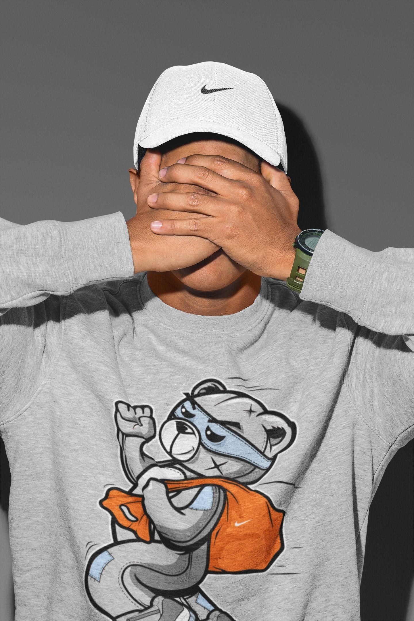 Jordan 11 Cool Grey Shirt To Match Jordans Thief Bear Sneaker Tees Jordan 11 Cool Grey Drip Gear Zone Sneaker Matching Clothing Unisex Shirts