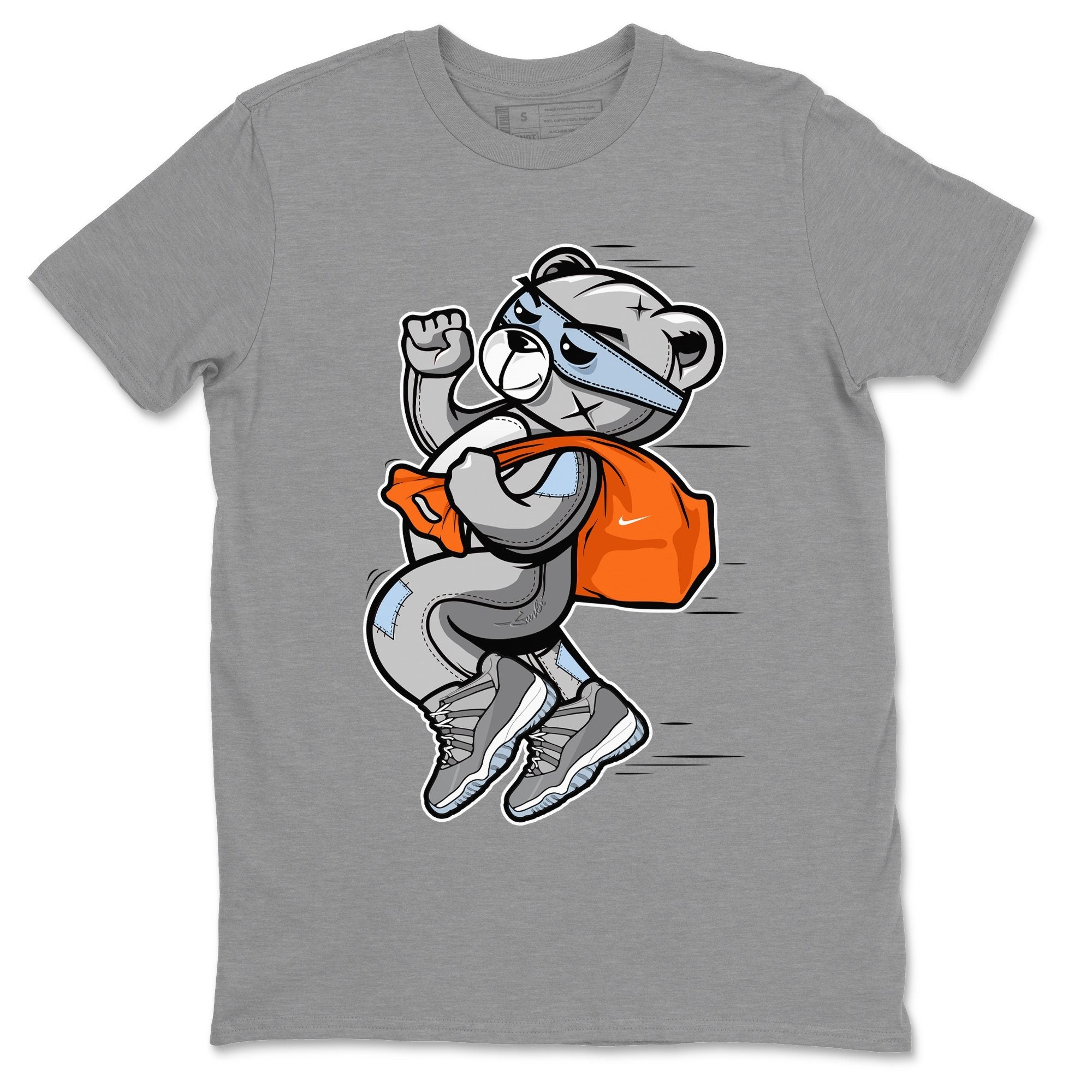 Jordan 11 Cool Grey Shirt To Match Jordans Thief Bear Sneaker Tees Jordan 11 Cool Grey Drip Gear Zone Sneaker Matching Clothing Unisex Shirts