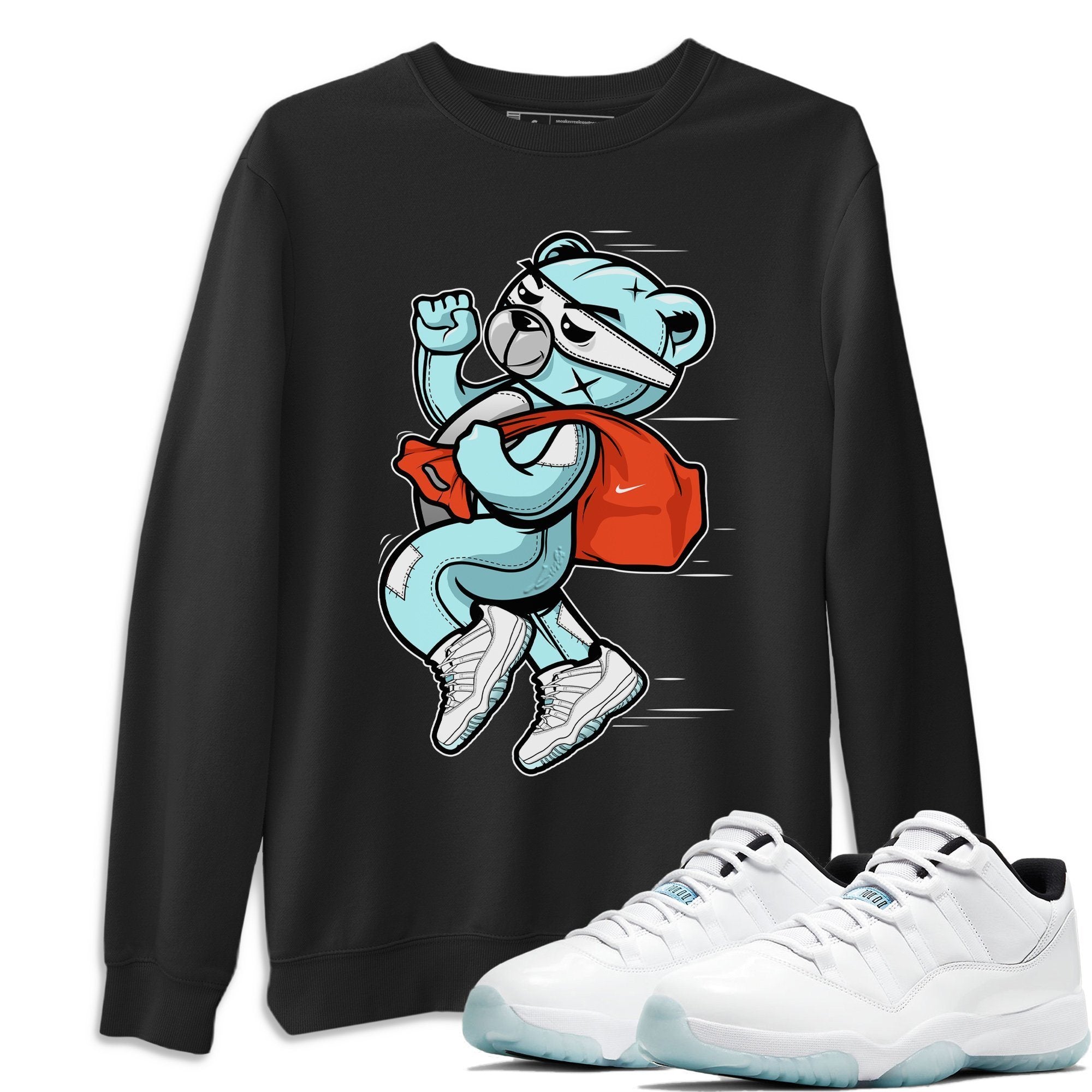 Jordan 11 Legend Blue Shirt To Match Jordans Thief Bear Sneaker Tees Jordan 11 Legend Blue Drip Gear Zone Sneaker Matching Clothing Unisex Shirts