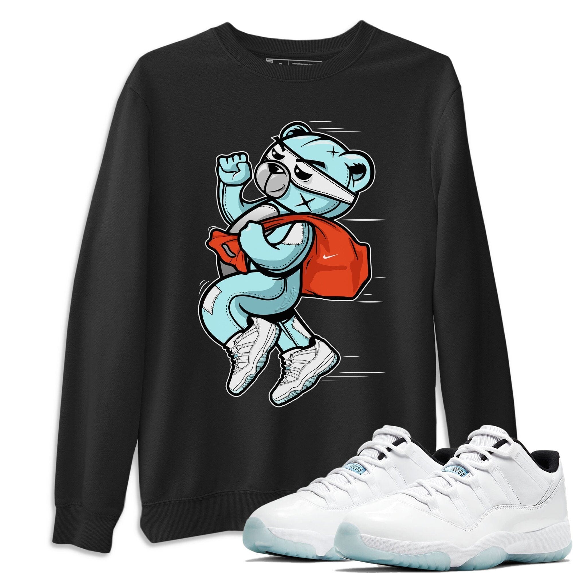 Jordan 11 Legend Blue Shirt To Match Jordans Thief Bear Sneaker Tees Jordan 11 Legend Blue Drip Gear Zone Sneaker Matching Clothing Unisex Shirts