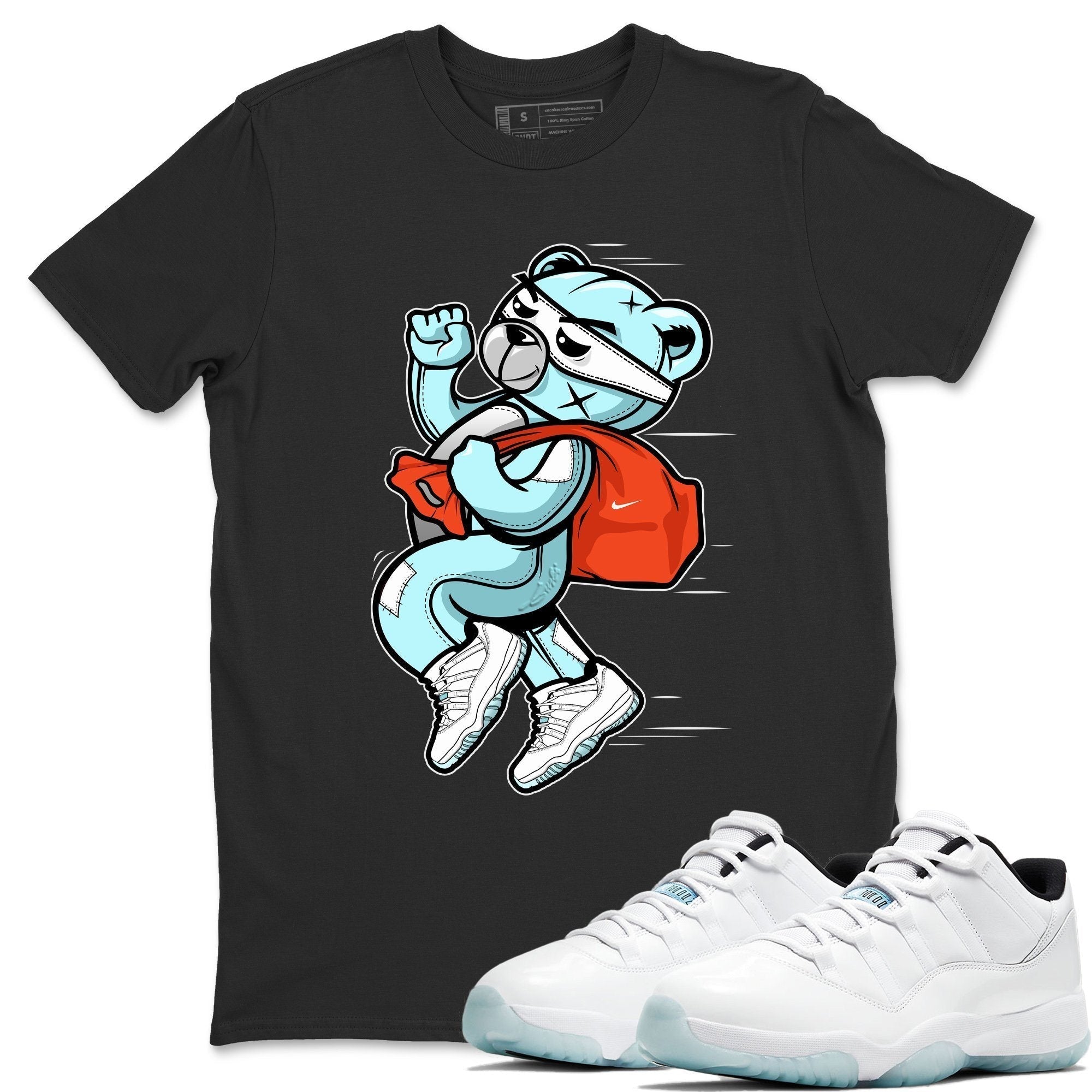 Jordan 11 Legend Blue Shirt To Match Jordans Thief Bear Sneaker Tees Jordan 11 Legend Blue Drip Gear Zone Sneaker Matching Clothing Unisex Shirts