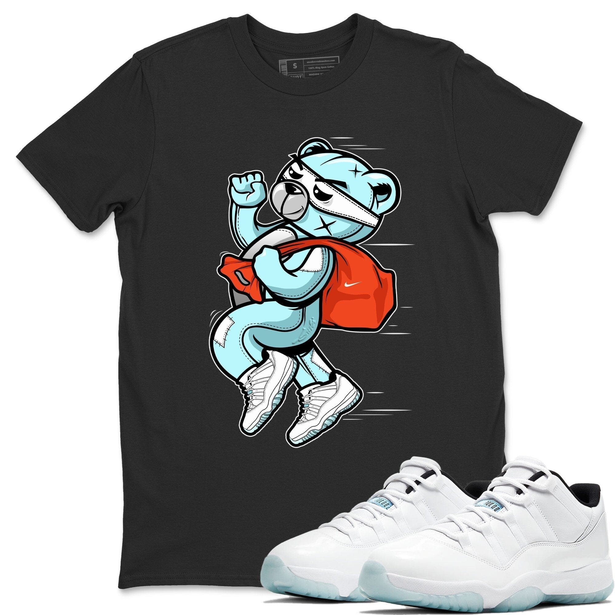 Jordan 11 Legend Blue Shirt To Match Jordans Thief Bear Sneaker Tees Jordan 11 Legend Blue Drip Gear Zone Sneaker Matching Clothing Unisex Shirts