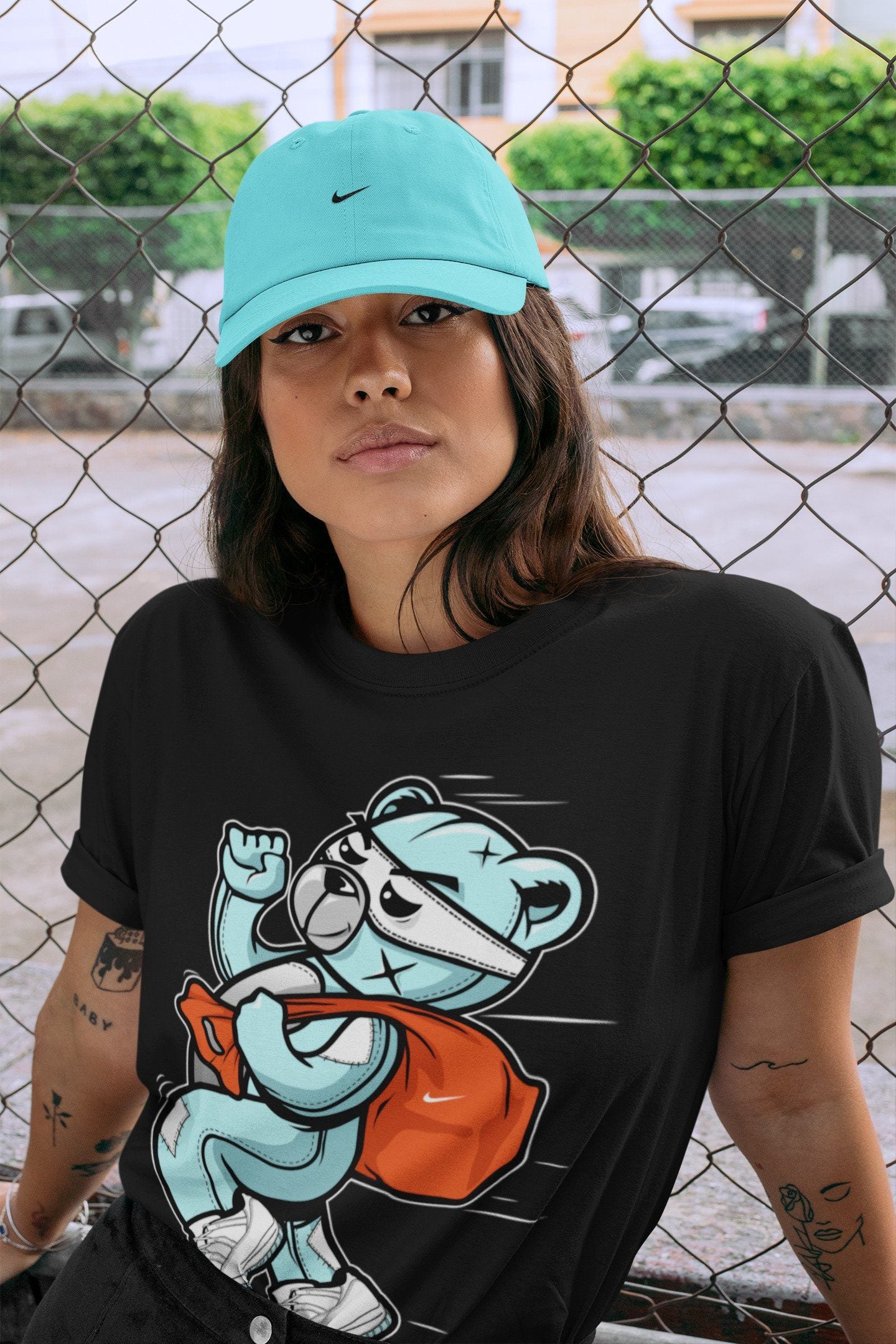 Jordan 11 Legend Blue Shirt To Match Jordans Thief Bear Sneaker Tees Jordan 11 Legend Blue Drip Gear Zone Sneaker Matching Clothing Unisex Shirts