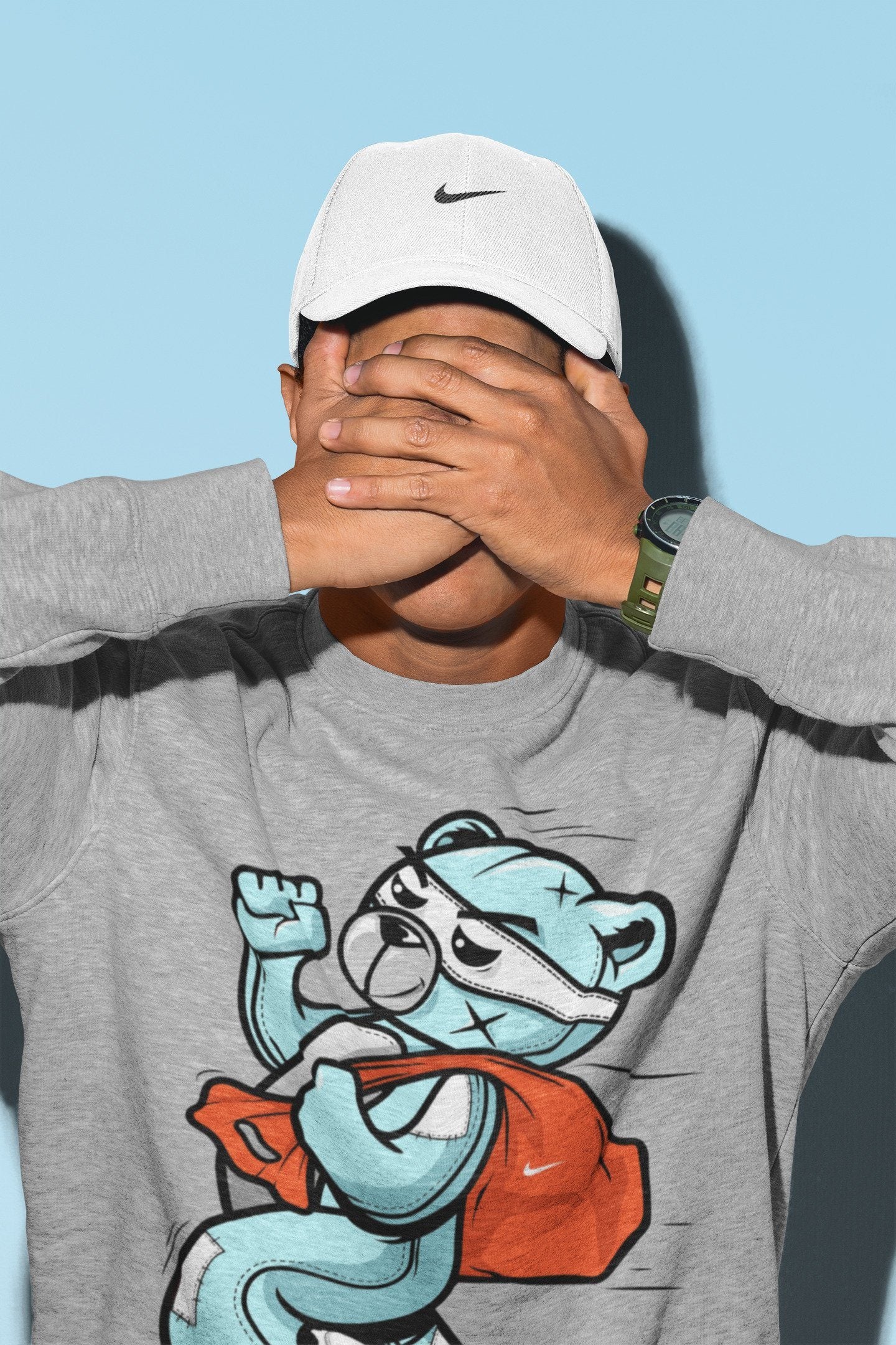 Jordan 11 Legend Blue Shirt To Match Jordans Thief Bear Sneaker Tees Jordan 11 Legend Blue Drip Gear Zone Sneaker Matching Clothing Unisex Shirts