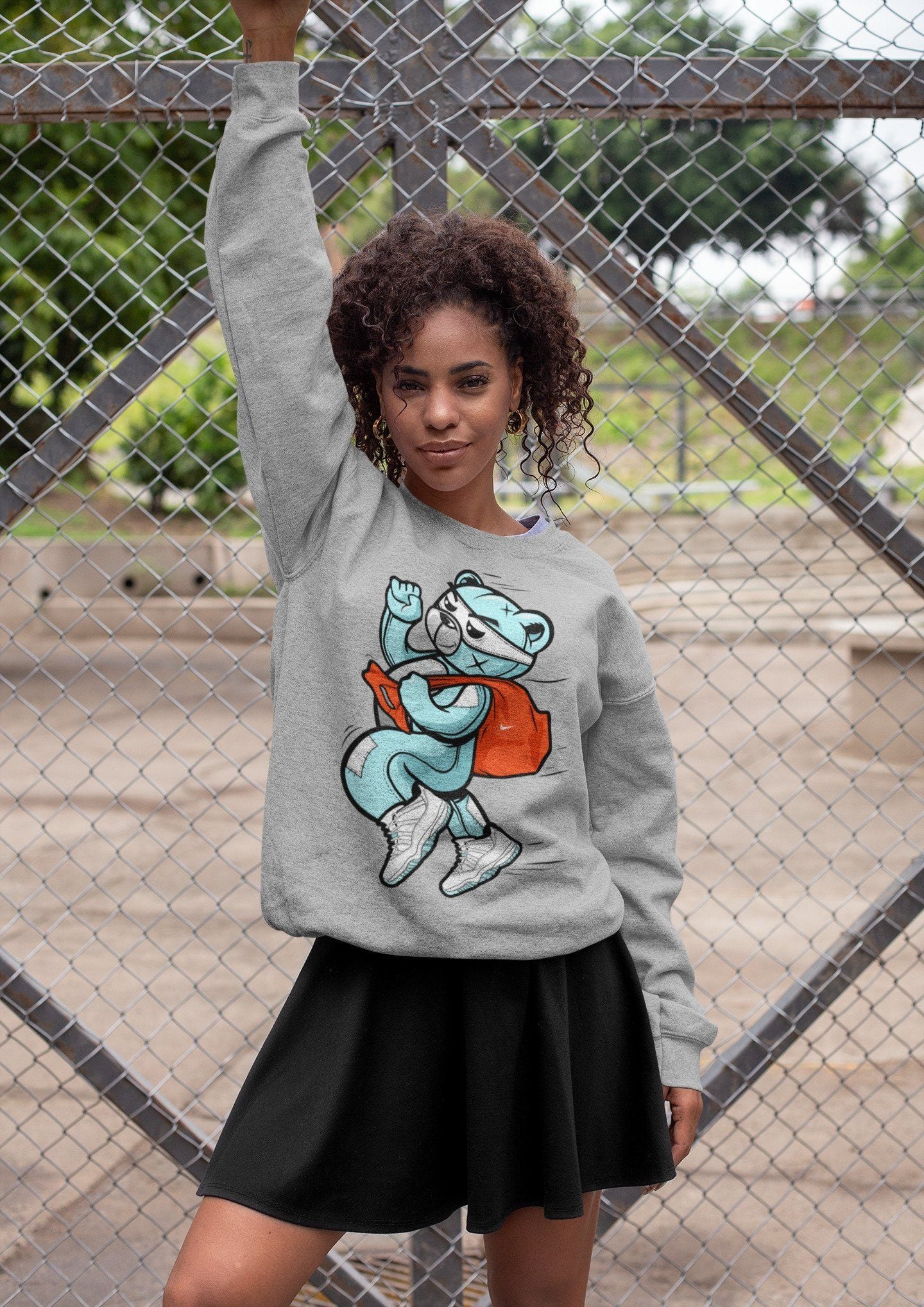 Jordan 11 Legend Blue Shirt To Match Jordans Thief Bear Sneaker Tees Jordan 11 Legend Blue Drip Gear Zone Sneaker Matching Clothing Unisex Shirts