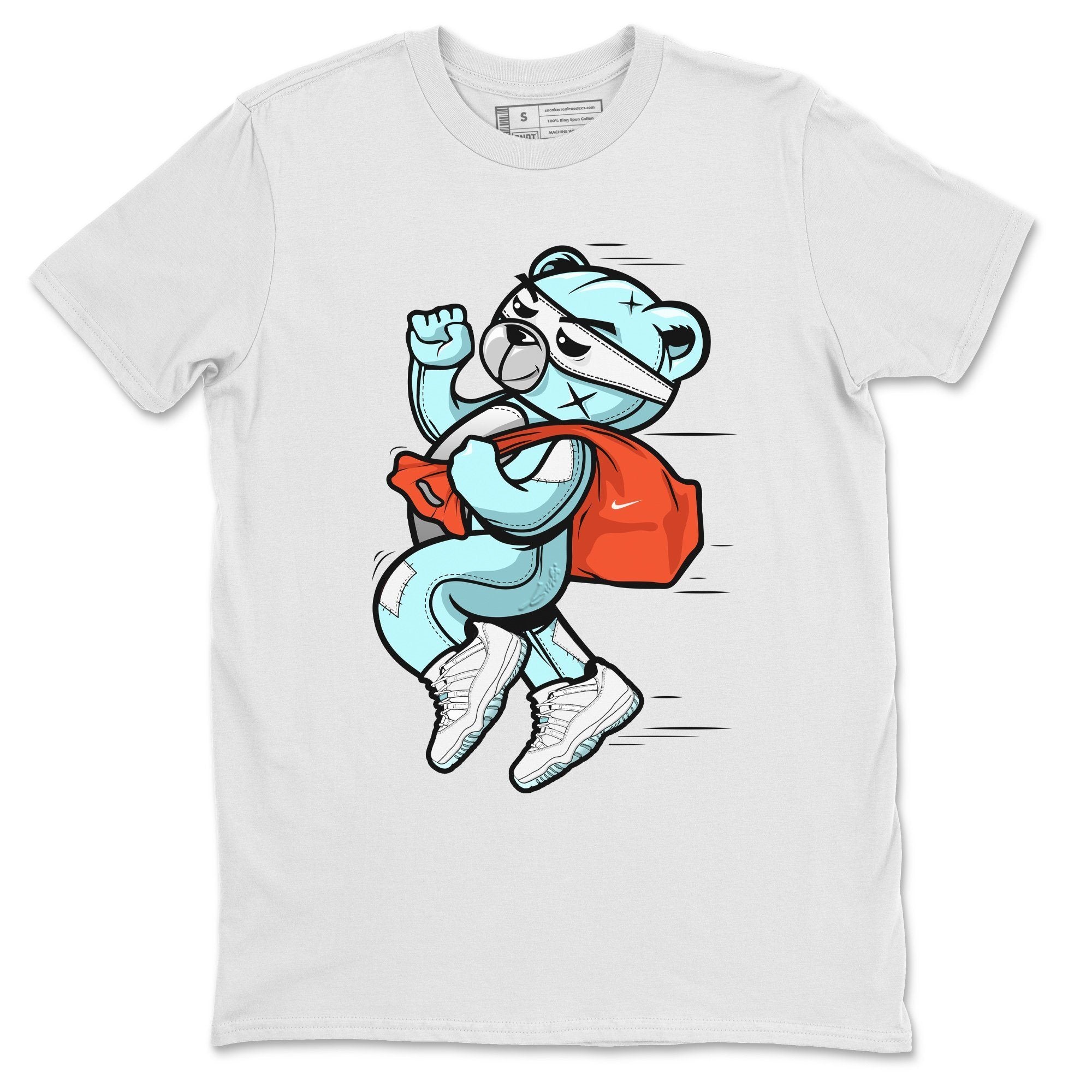 Jordan 11 Legend Blue Shirt To Match Jordans Thief Bear Sneaker Tees Jordan 11 Legend Blue Drip Gear Zone Sneaker Matching Clothing Unisex Shirts