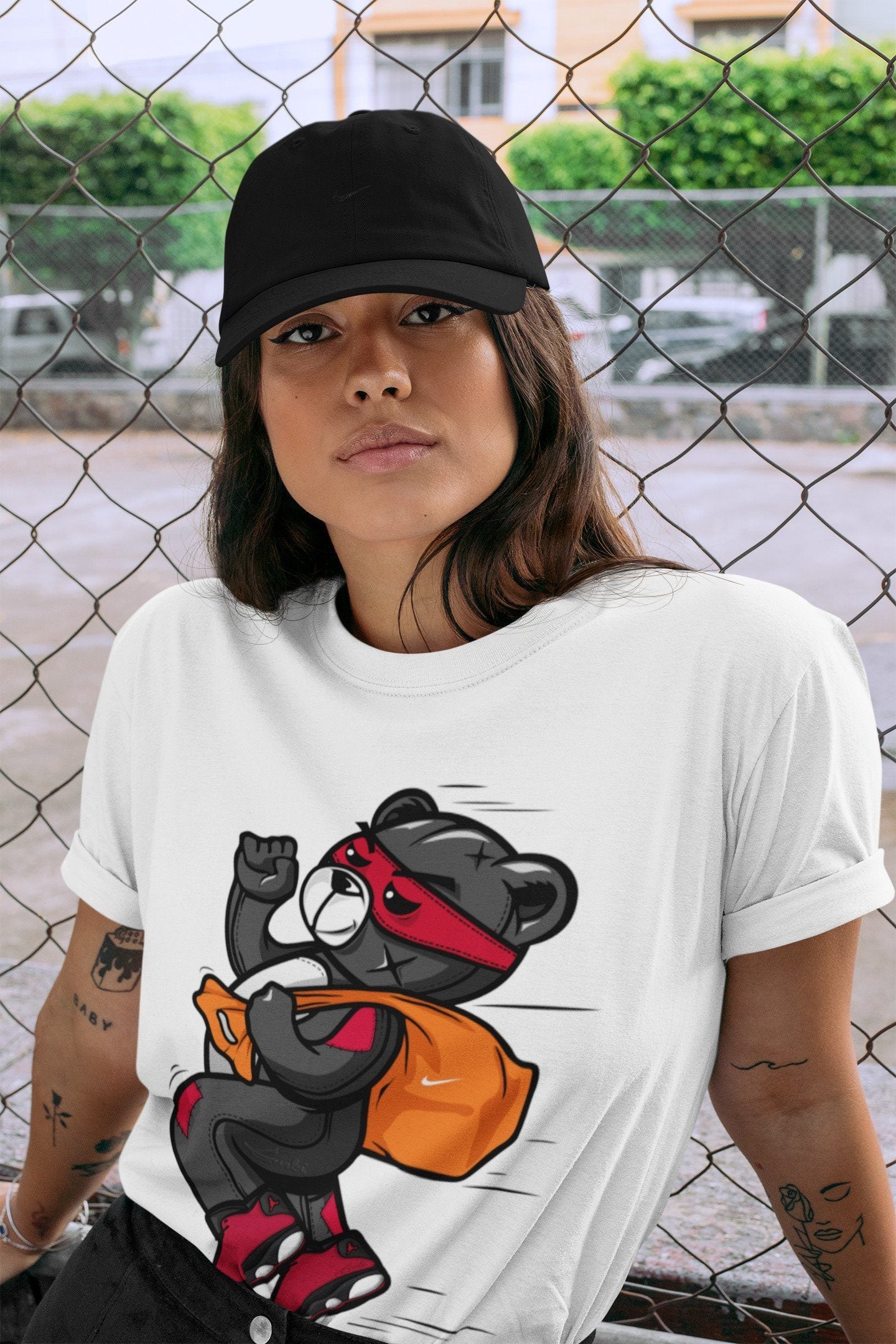 Jordan 13 Very Berry Shirt To Match Jordans Thief Bear Sneaker Tees Jordan 13 Very Berry Drip Gear Zone Sneaker Matching Clothing Unisex Shirts