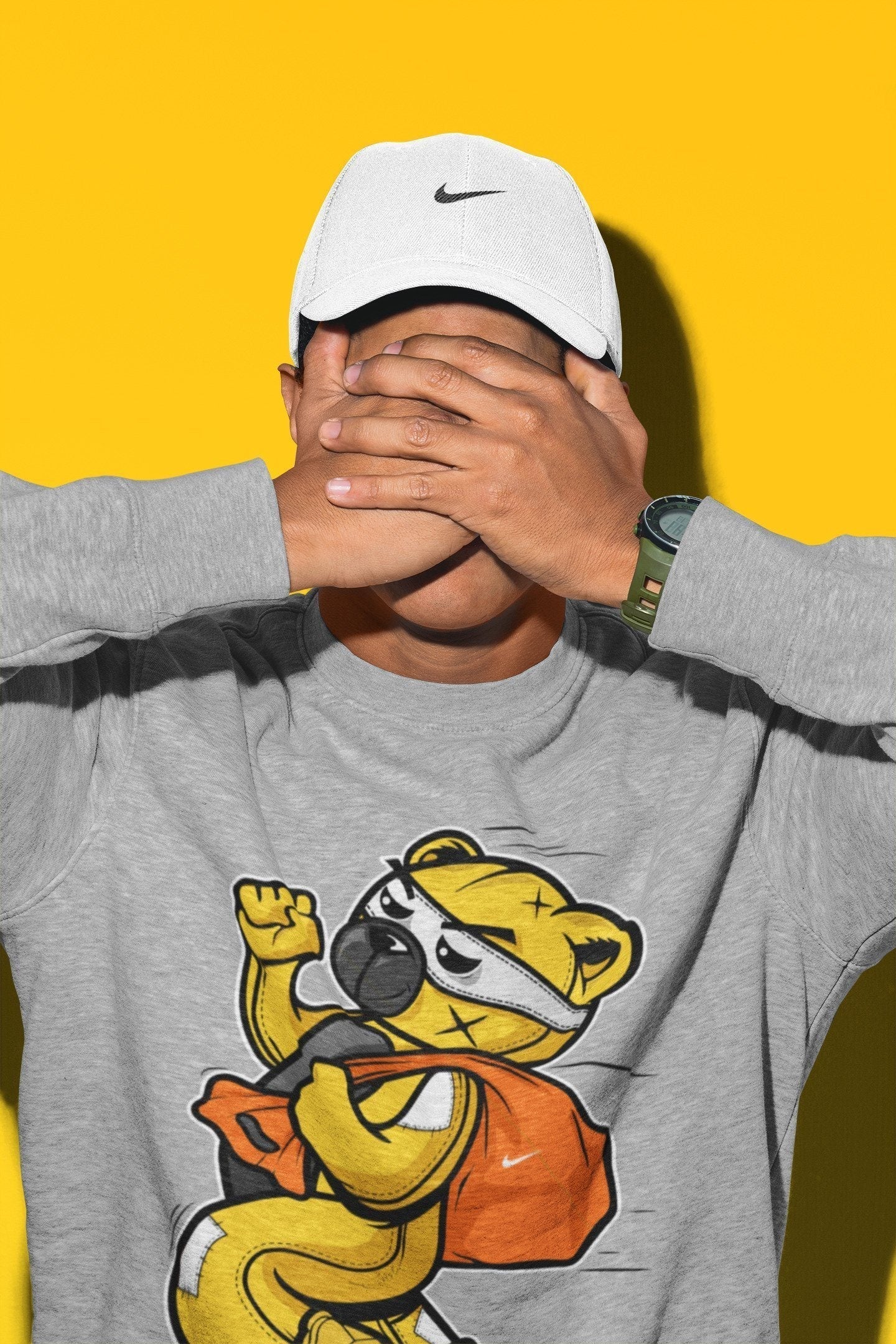 Jordan 4 Lightning Shirt To Match Jordans Thief Bear Sneaker Tees Jordan 4 Lightning Drip Gear Zone Sneaker Matching Clothing Unisex Shirts