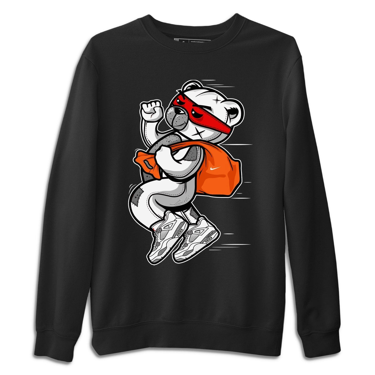 Jordan 4 Tech Grey Shirt To Match Jordans Thief Bear Sneaker Tees Jordan 4 Tech Grey Drip Gear Zone Sneaker Matching Clothing Unisex Shirts