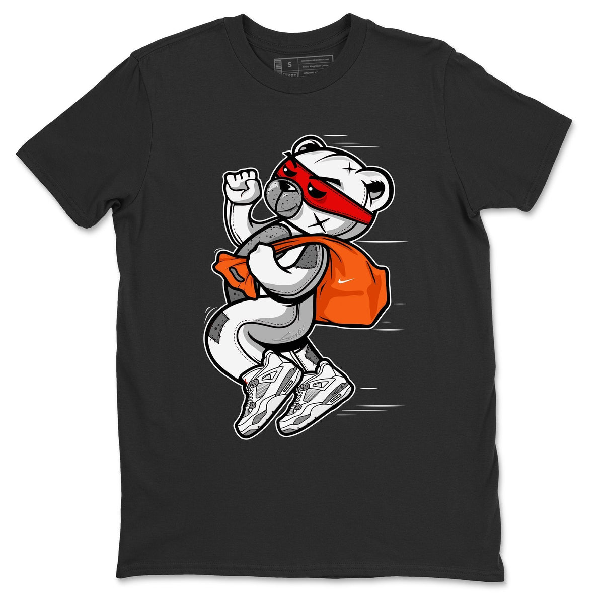 Jordan 4 Tech Grey Shirt To Match Jordans Thief Bear Sneaker Tees Jordan 4 Tech Grey Drip Gear Zone Sneaker Matching Clothing Unisex Shirts