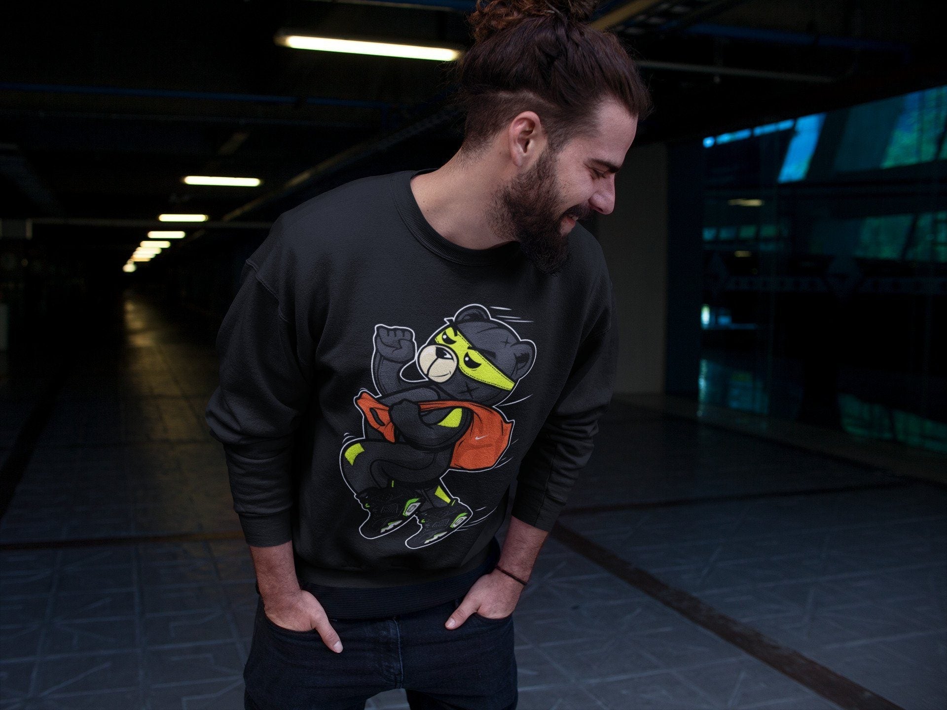 Jordan 6 Electric Green Shirt To Match Jordans Thief Bear Sneaker Tees Jordan 6 Electric Green Drip Gear Zone Sneaker Matching Clothing Unisex Shirts