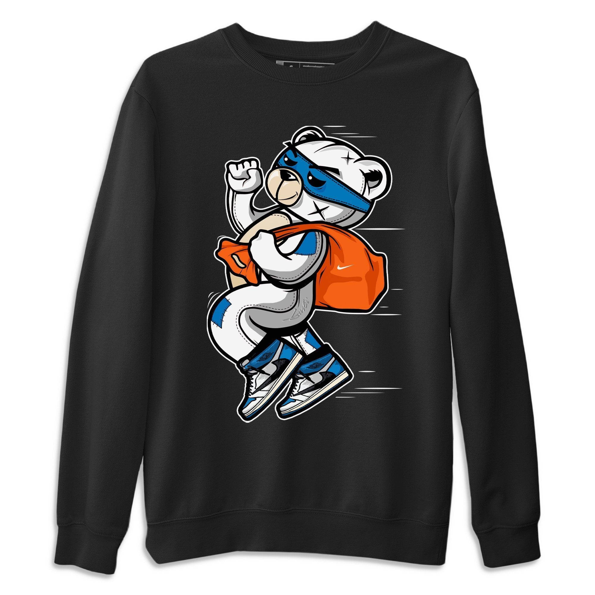 Jordan 1 Travis Scott Fragment Shirt To Match Jordans Thief Bear Sneaker Tees Jordan 1 Travis Scott Fragment Drip Gear Zone Sneaker Matching Clothing Unisex Shirts