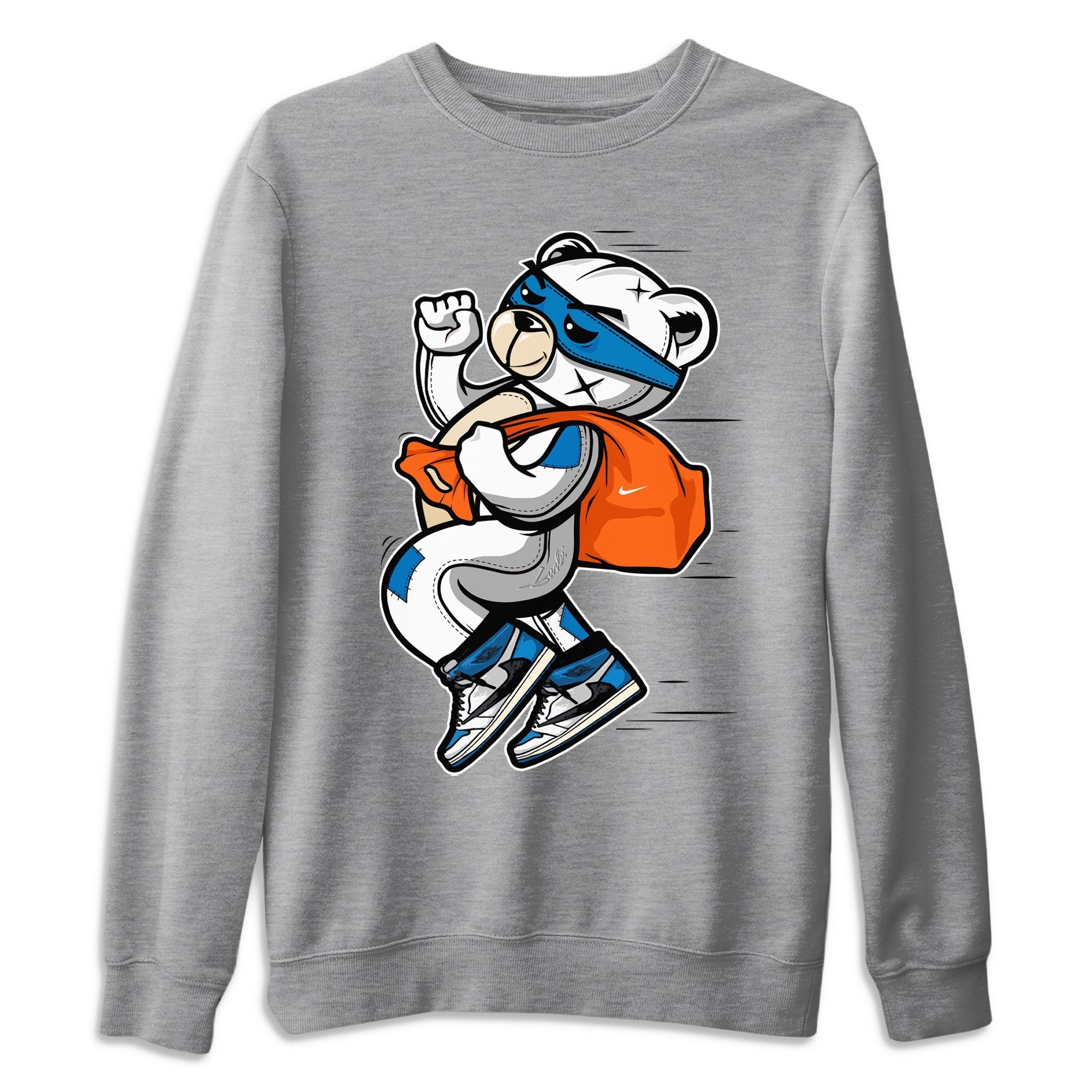 Jordan 1 Travis Scott Fragment Shirt To Match Jordans Thief Bear Sneaker Tees Jordan 1 Travis Scott Fragment Drip Gear Zone Sneaker Matching Clothing Unisex Shirts