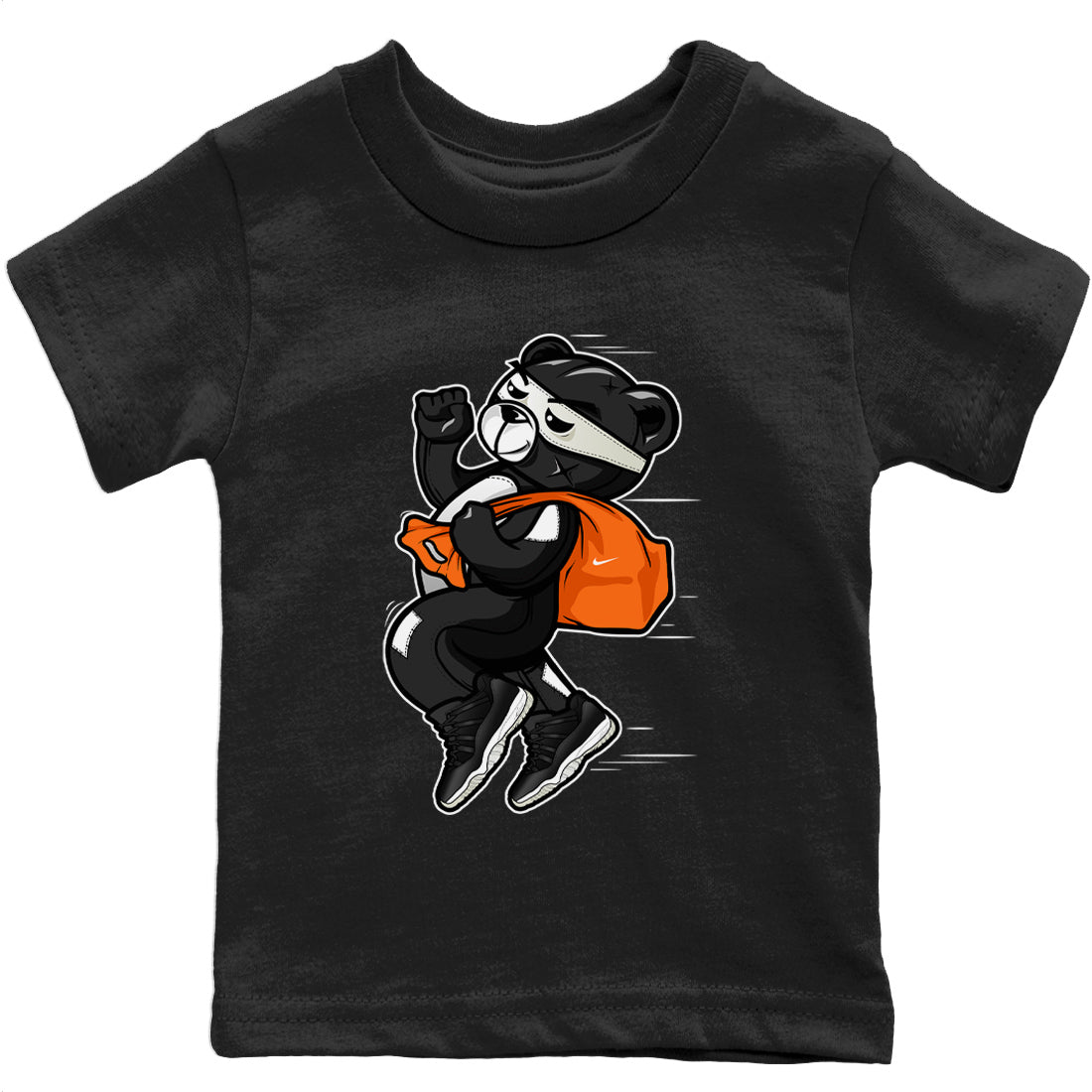 Jordan 11 72-10 Sneaker Matching T-Shirt Thief Bear Sneaker Tees Jordan 11 72-10 Sneaker Release Tees Kids Shirts