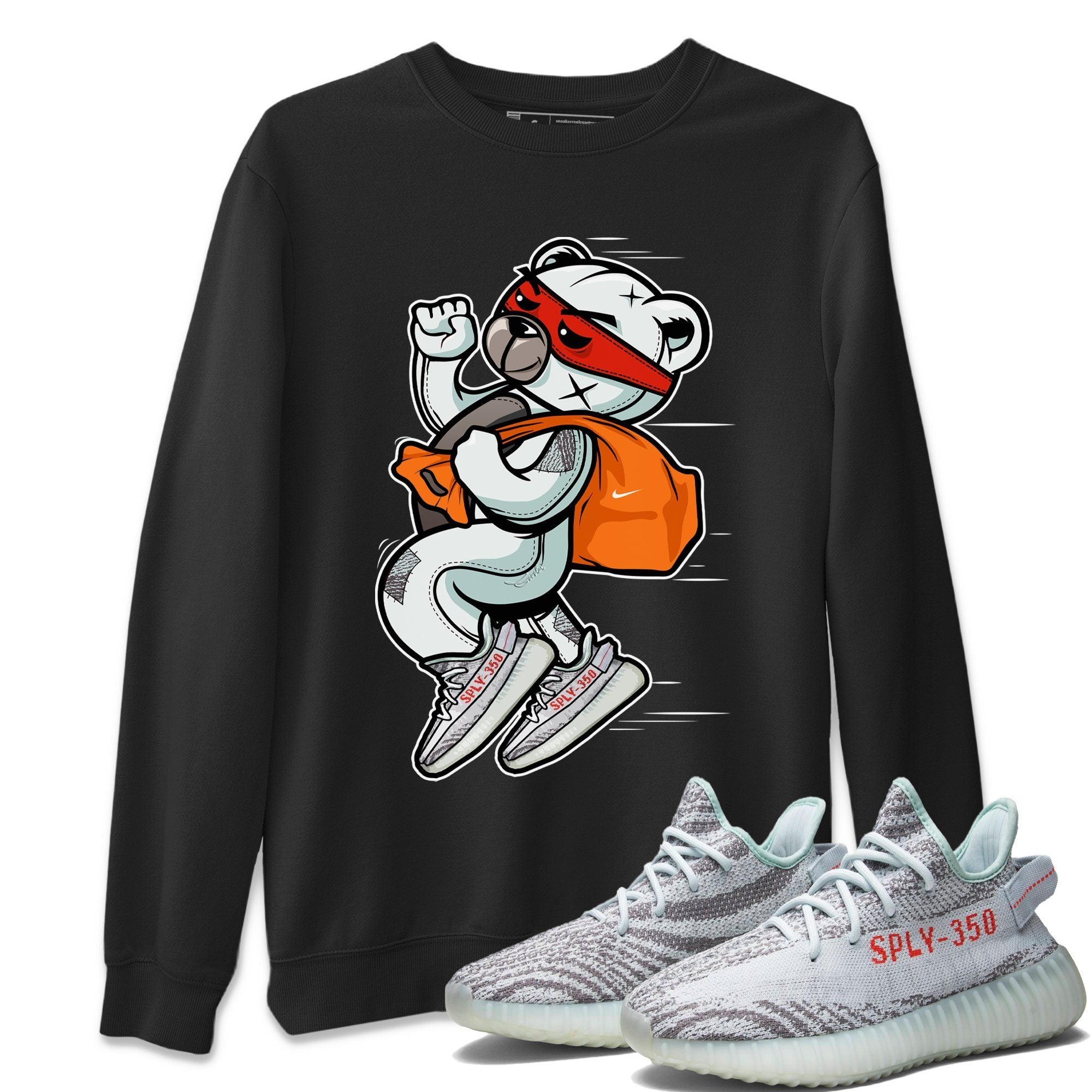Yeezy 350 Blue Tint Shirt To Match Jordans Thief Bear Sneaker Tees Yeezy 350 Blue Tint Drip Gear Zone Sneaker Matching Clothing Unisex Shirts