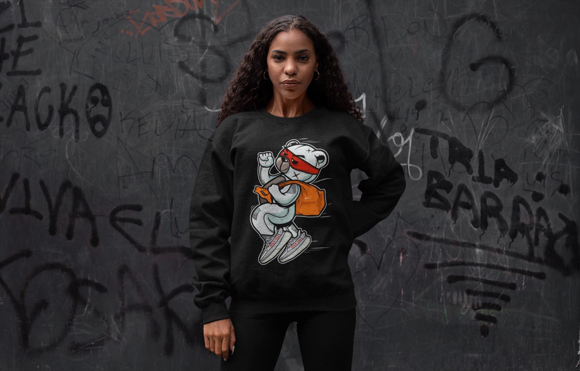 Yeezy 350 Blue Tint Shirt To Match Jordans Thief Bear Sneaker Tees Yeezy 350 Blue Tint Drip Gear Zone Sneaker Matching Clothing Unisex Shirts